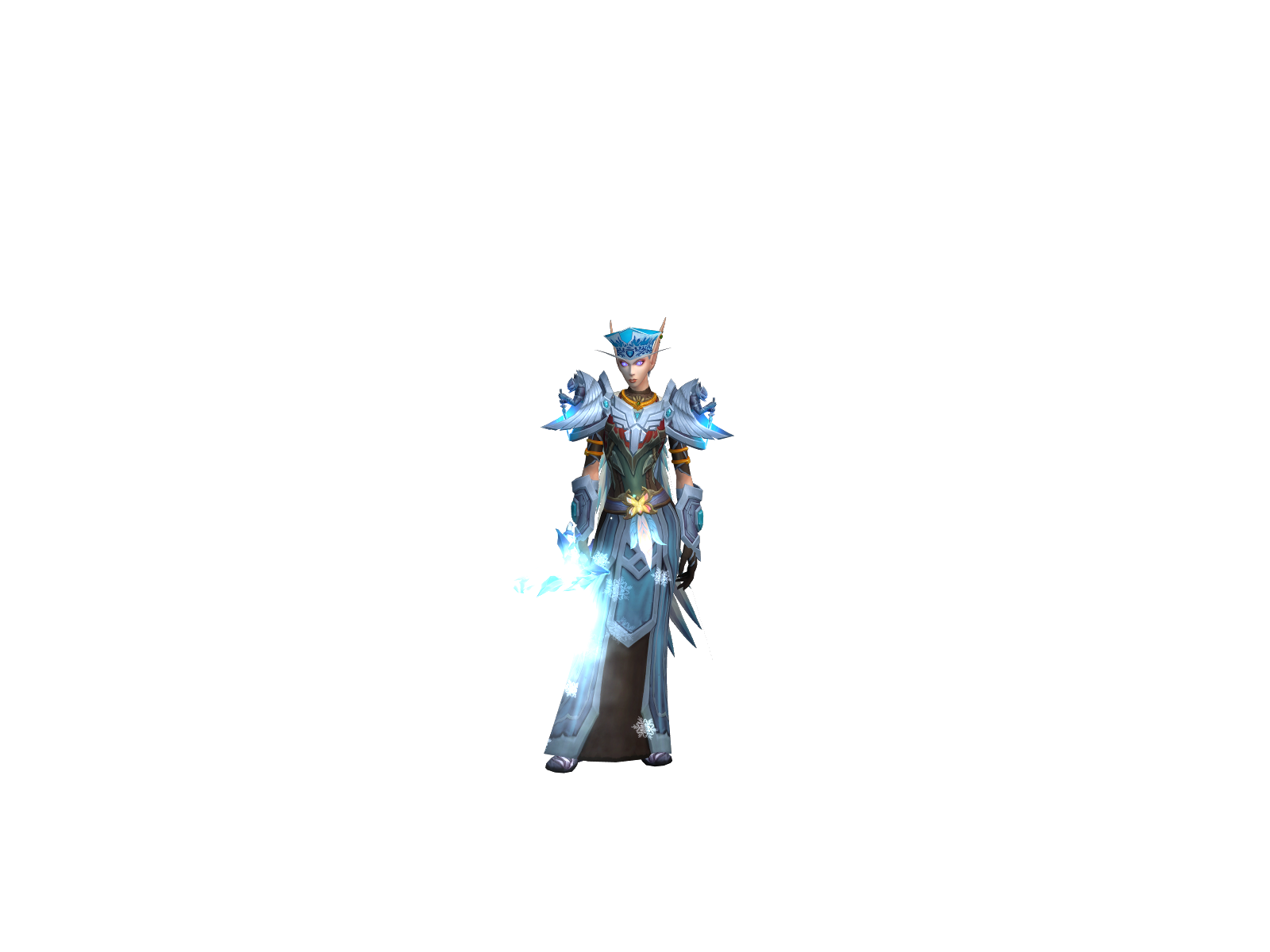 Skyggekylle 3D character render