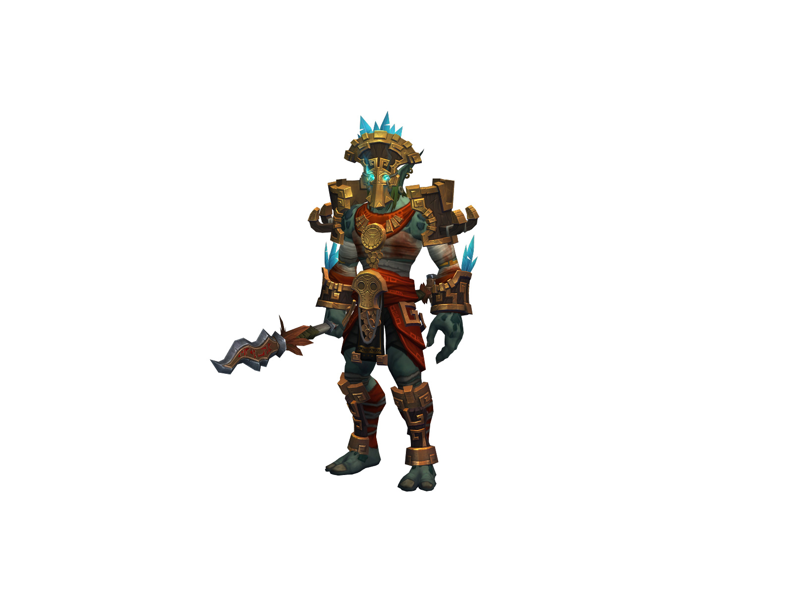 Zudrak 3D character render