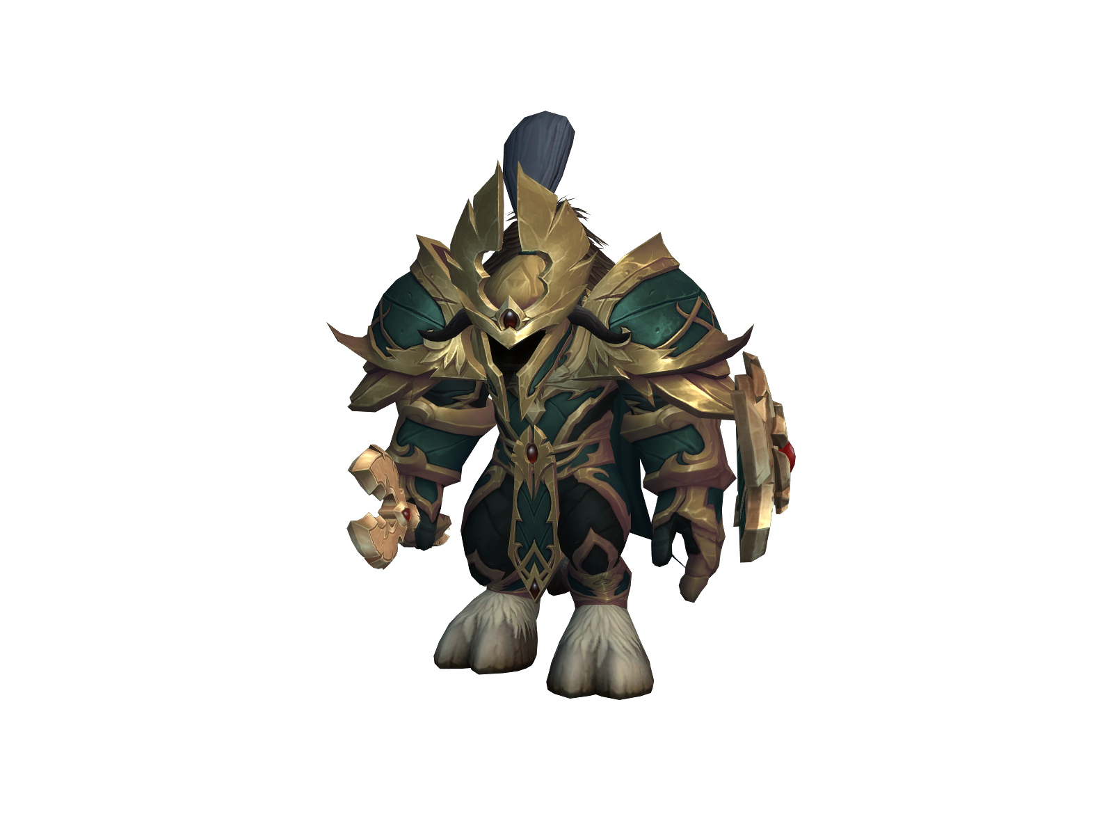Mofukkatank 3D character render