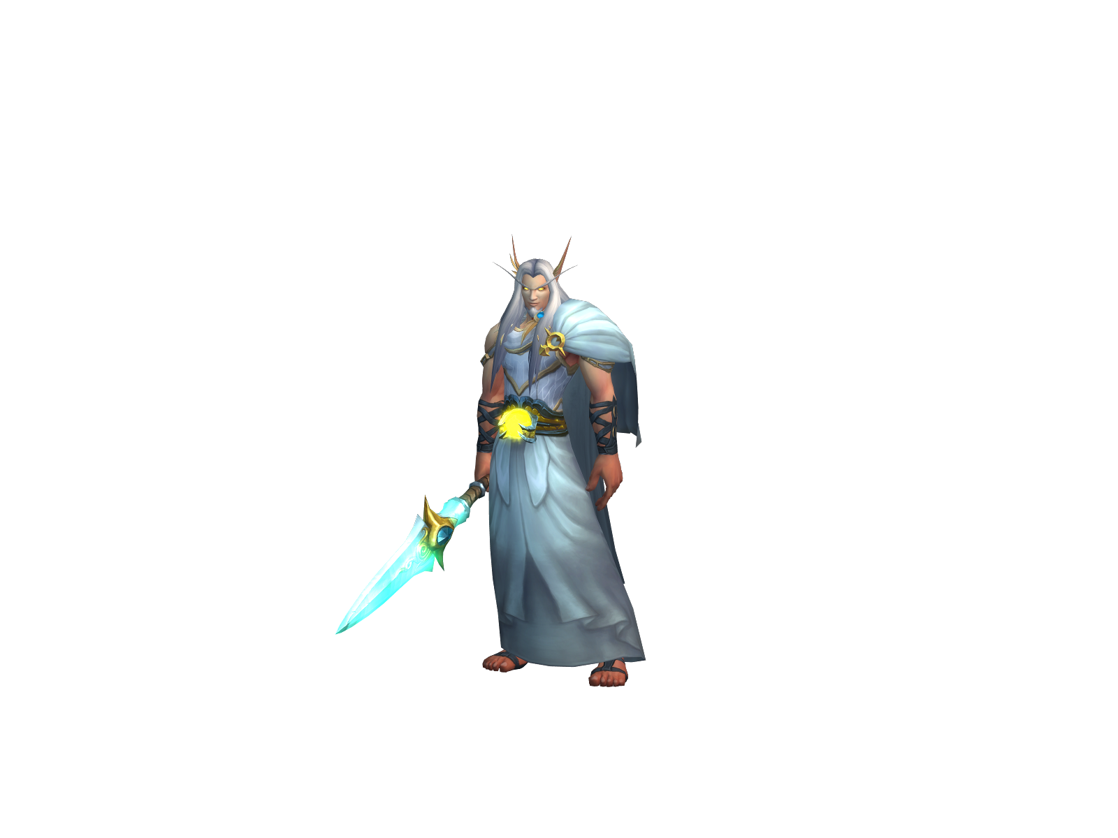 azeus 3D character render