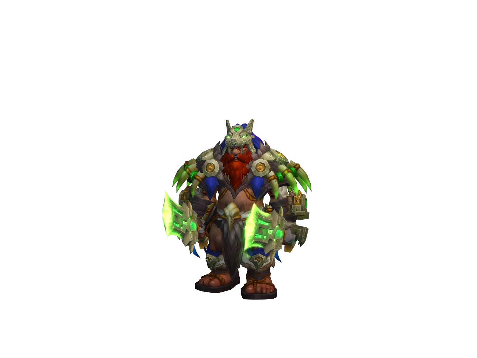 Tigertoes 3D character render