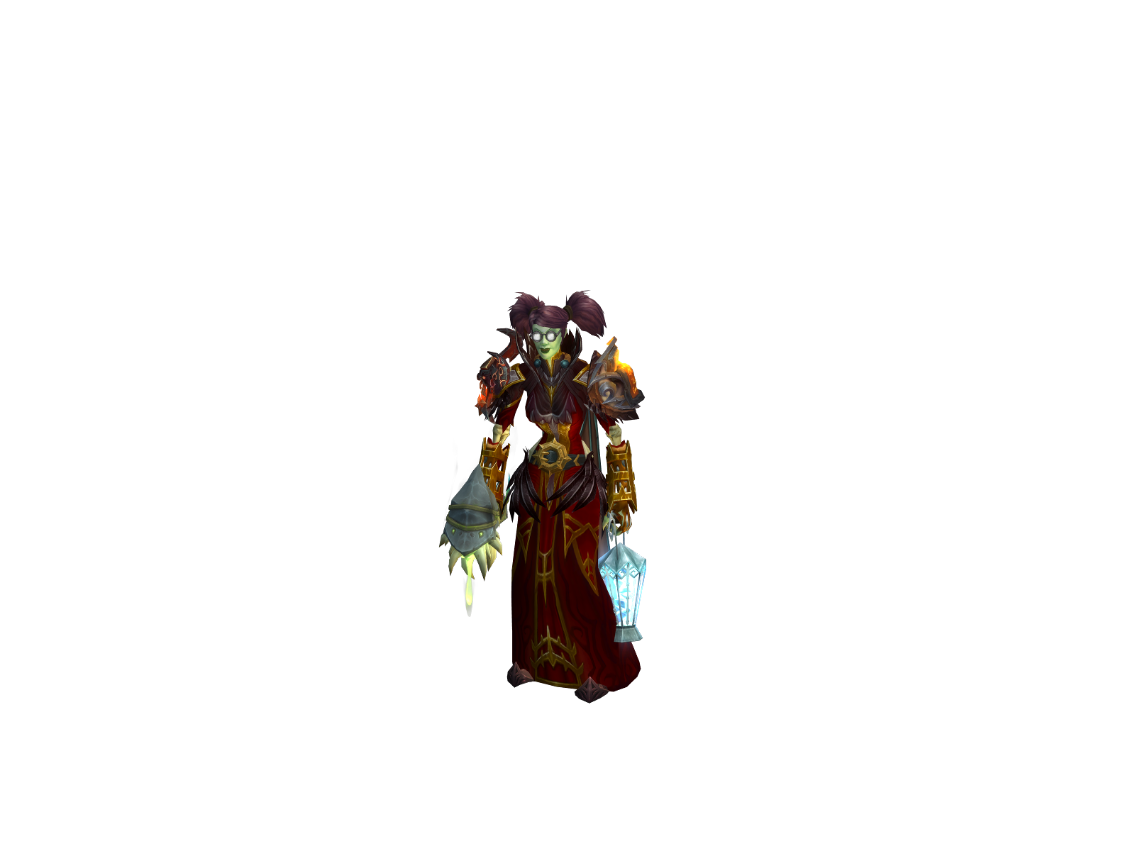 Píety 3D character render
