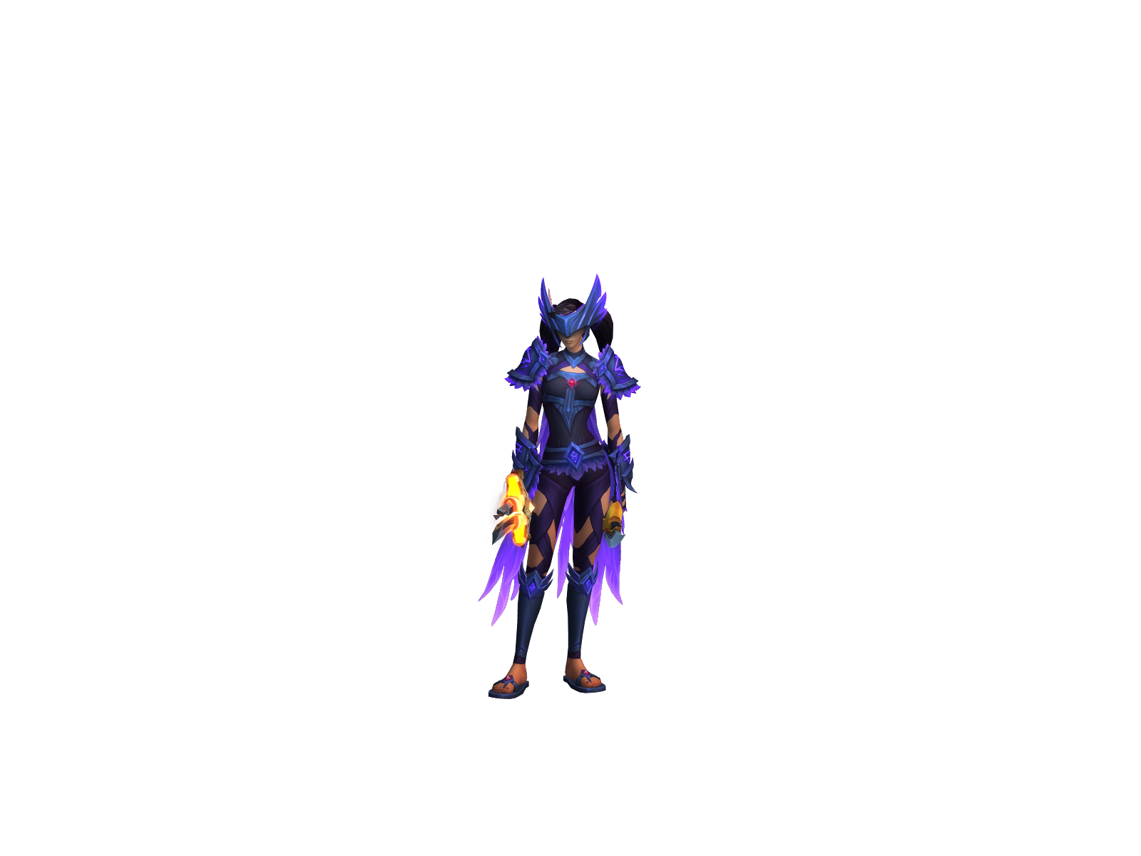 Lorianah 3D character render