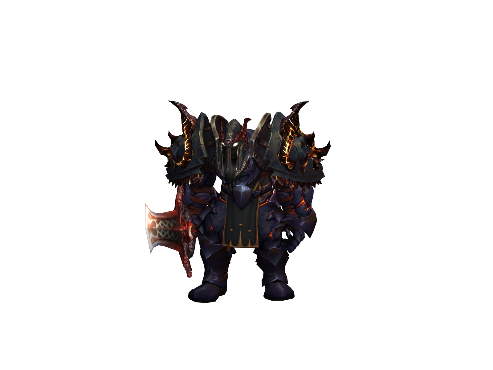 Retmain 3D character render