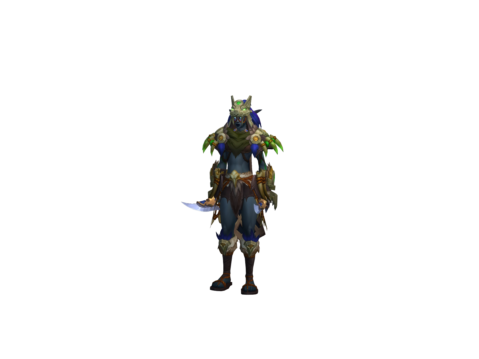 Laïass 3D character render