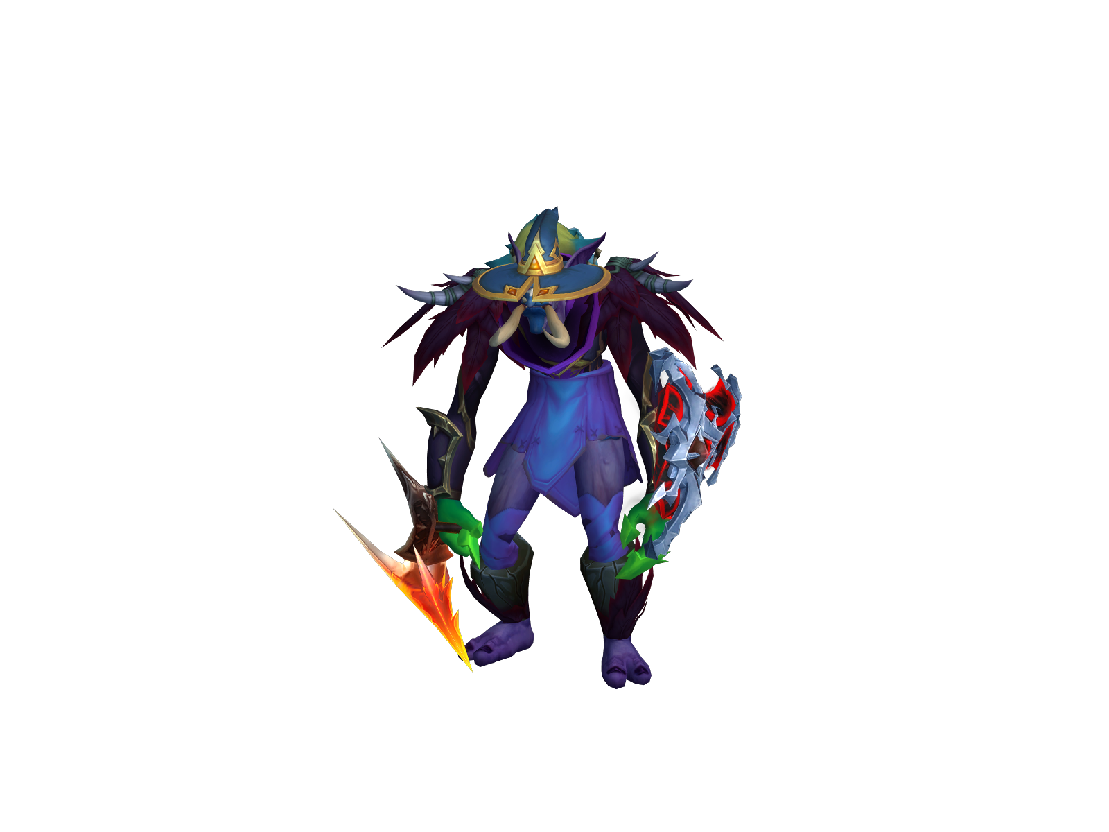 Potatohealme 3D character render