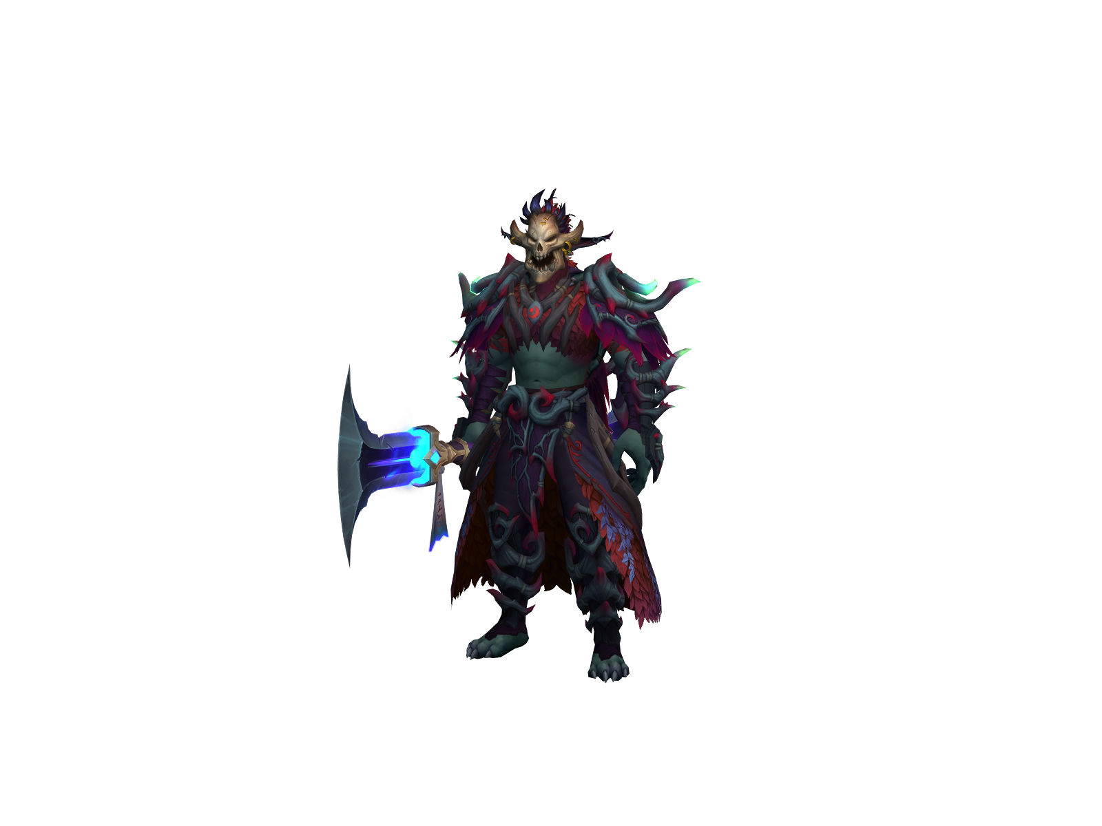 Zahndar 3D character render
