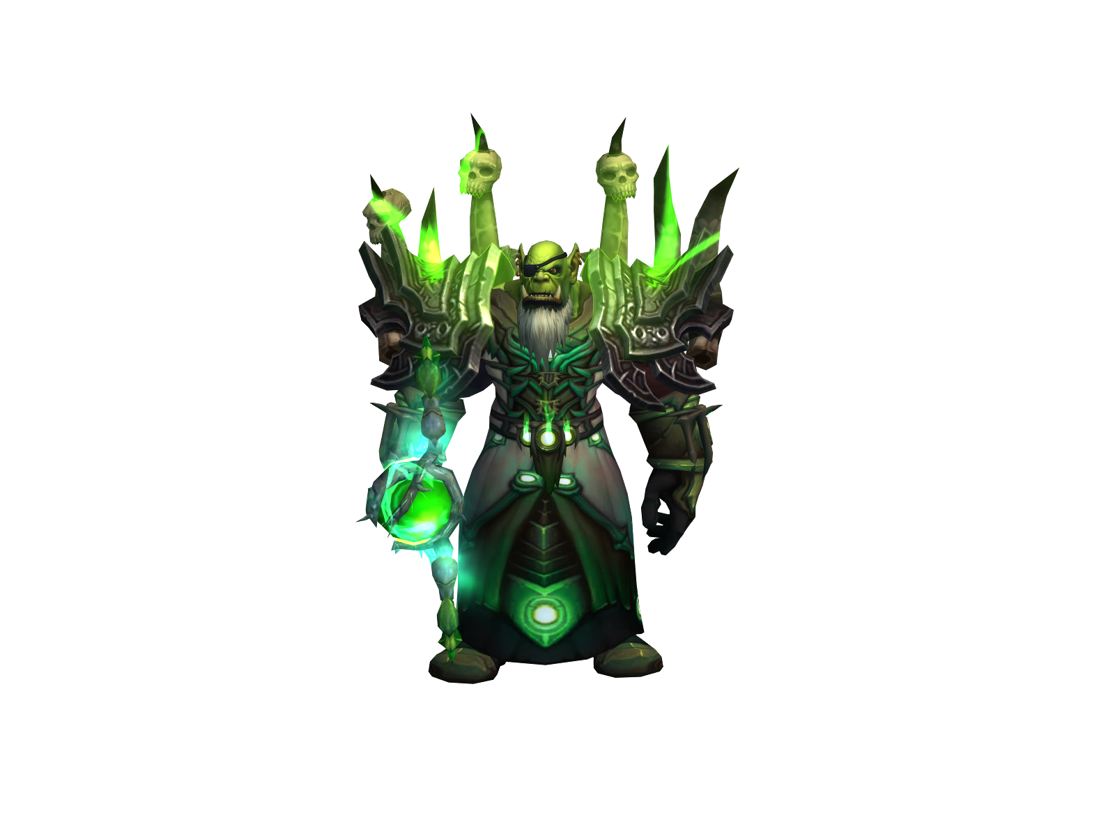 Guldanr 3D character render