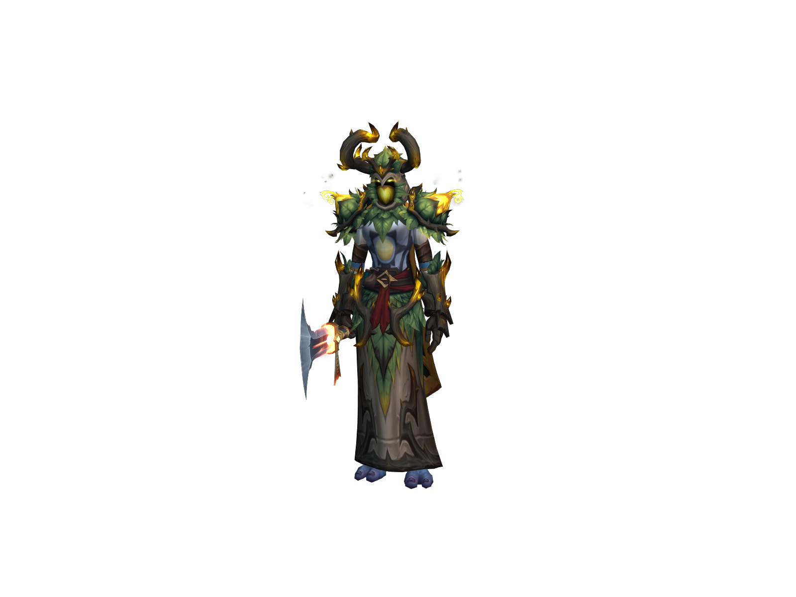 Seeradruid 3D character render
