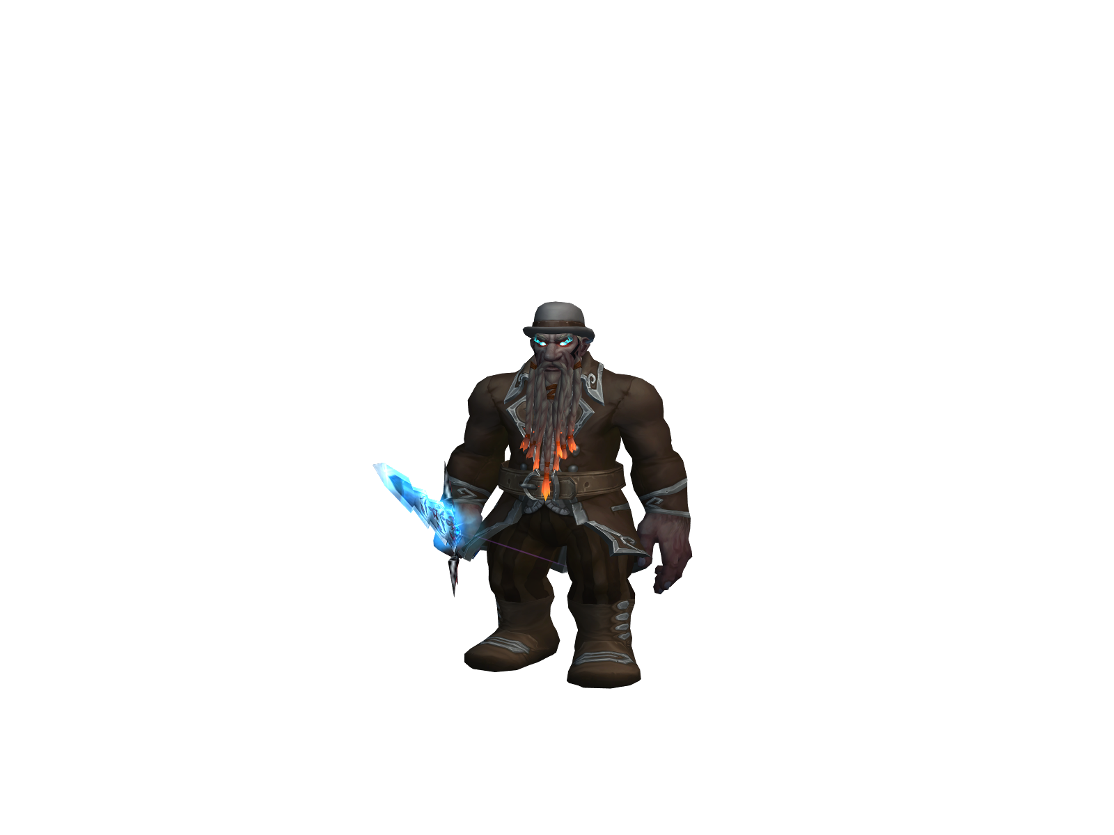 Zigzugzag 3D character render