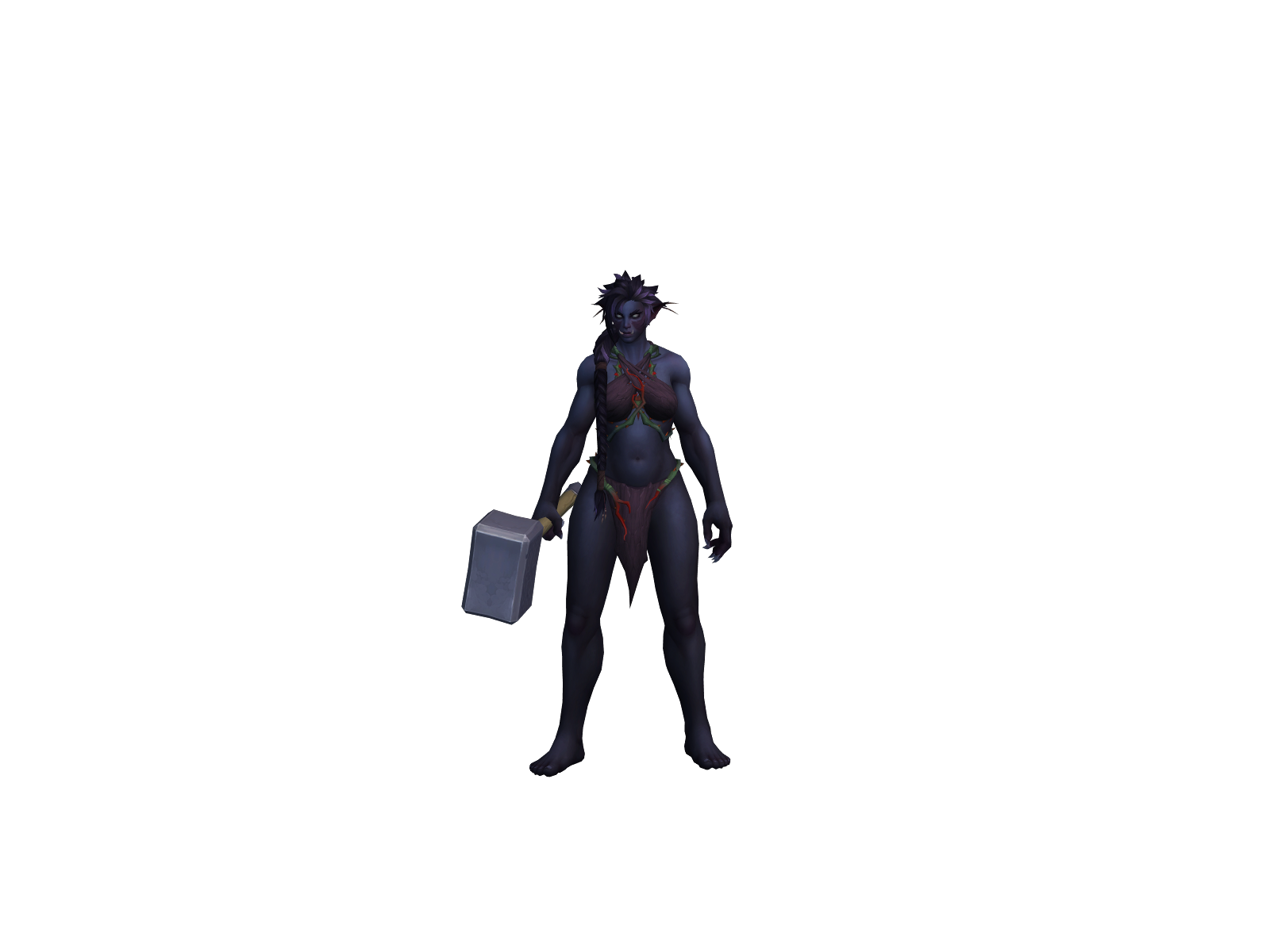 Cometomenob 3D character render