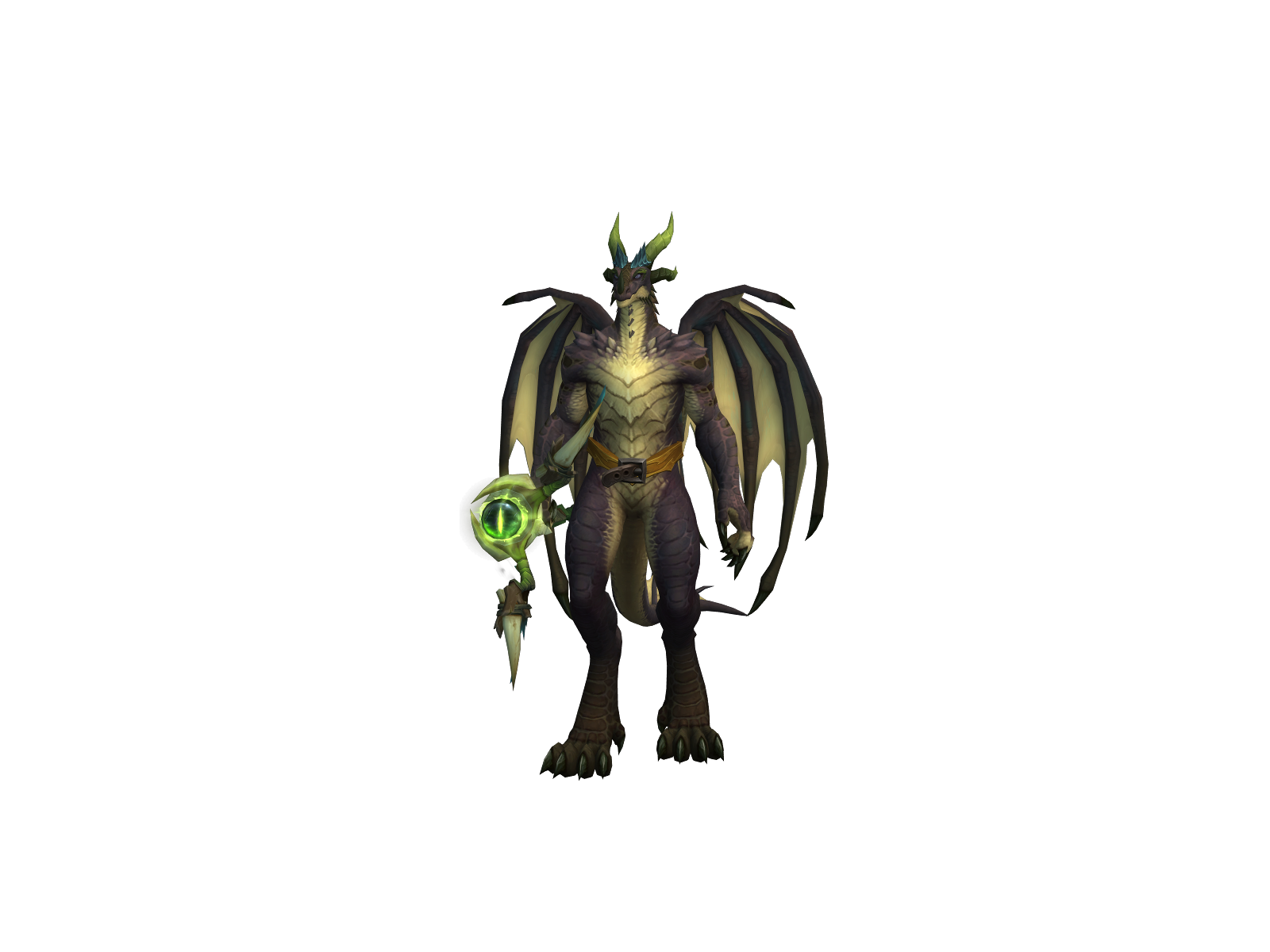 Hornedmelon 3D character render