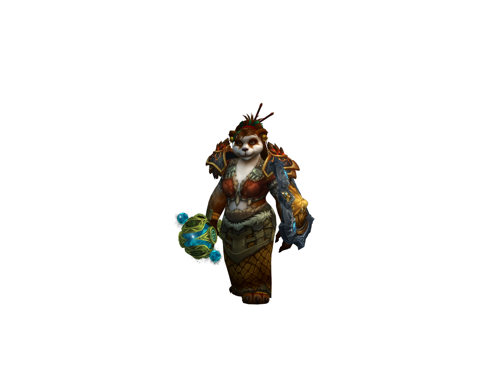 Niandralades 3D character render