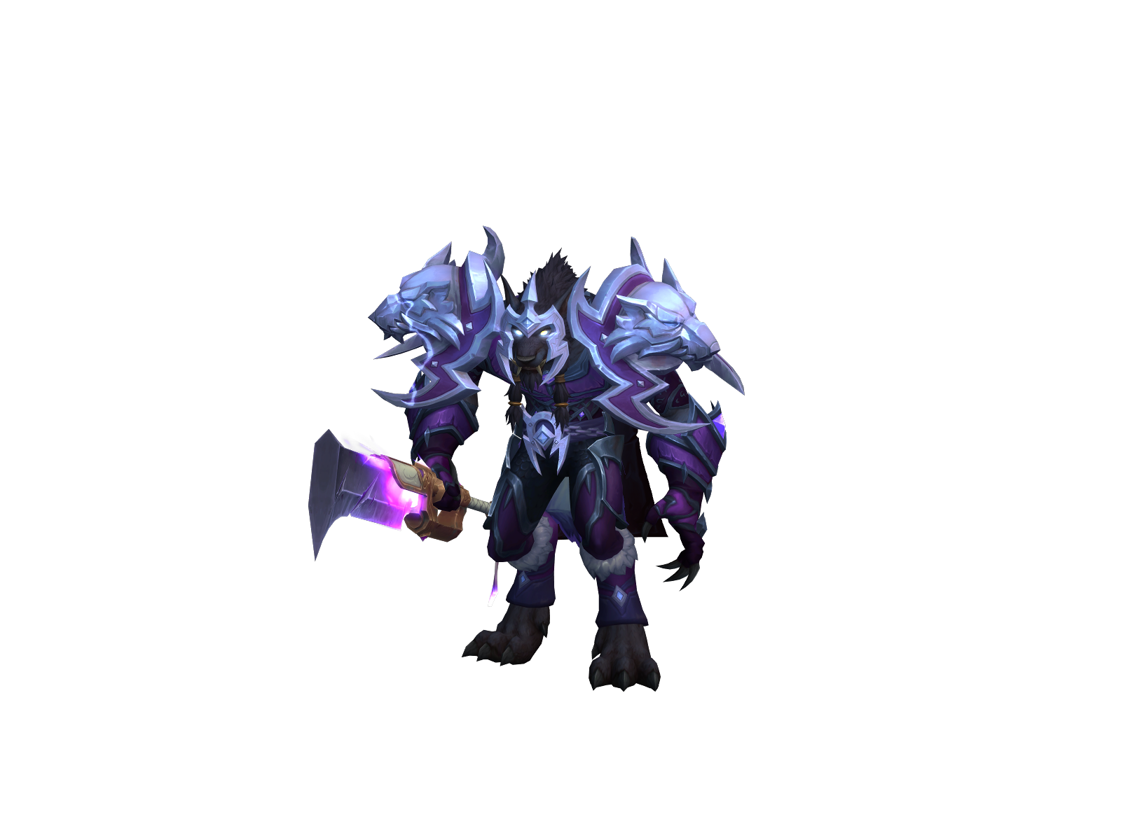 Wolfwarden 3D character render
