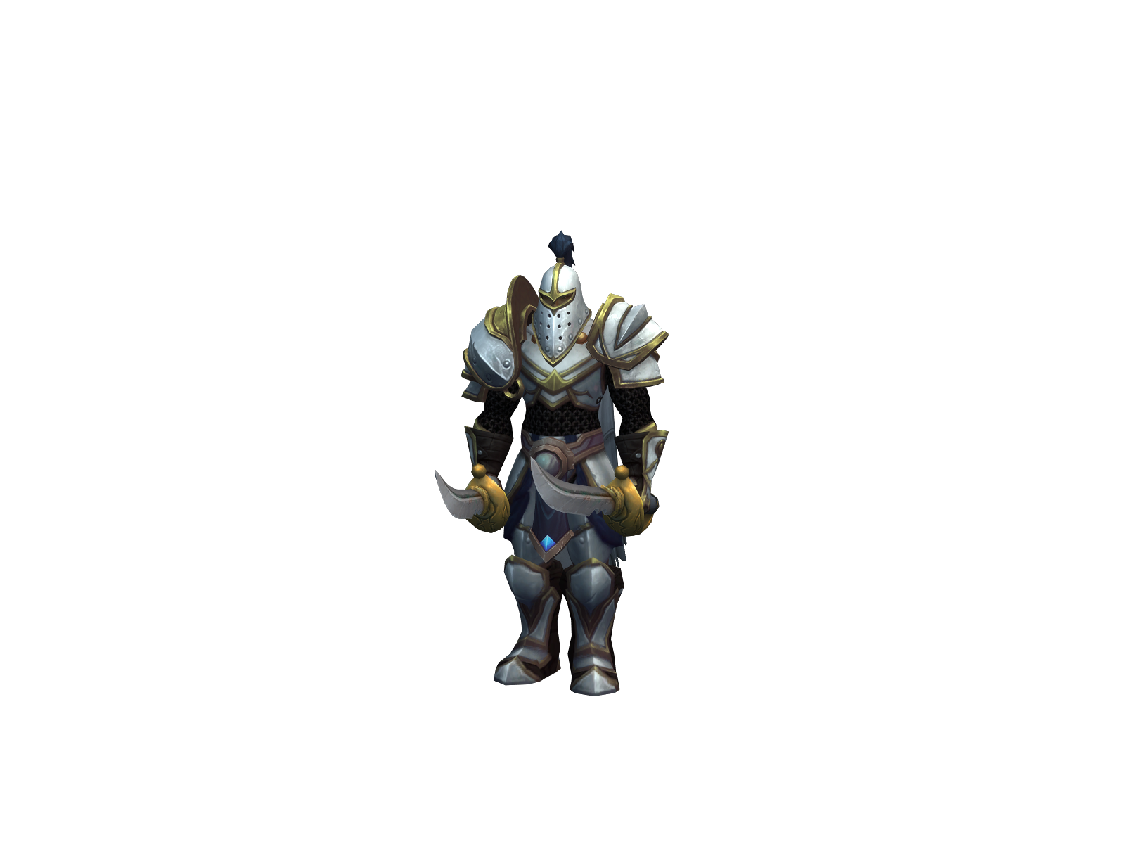 Exaudiwarri 3D character render