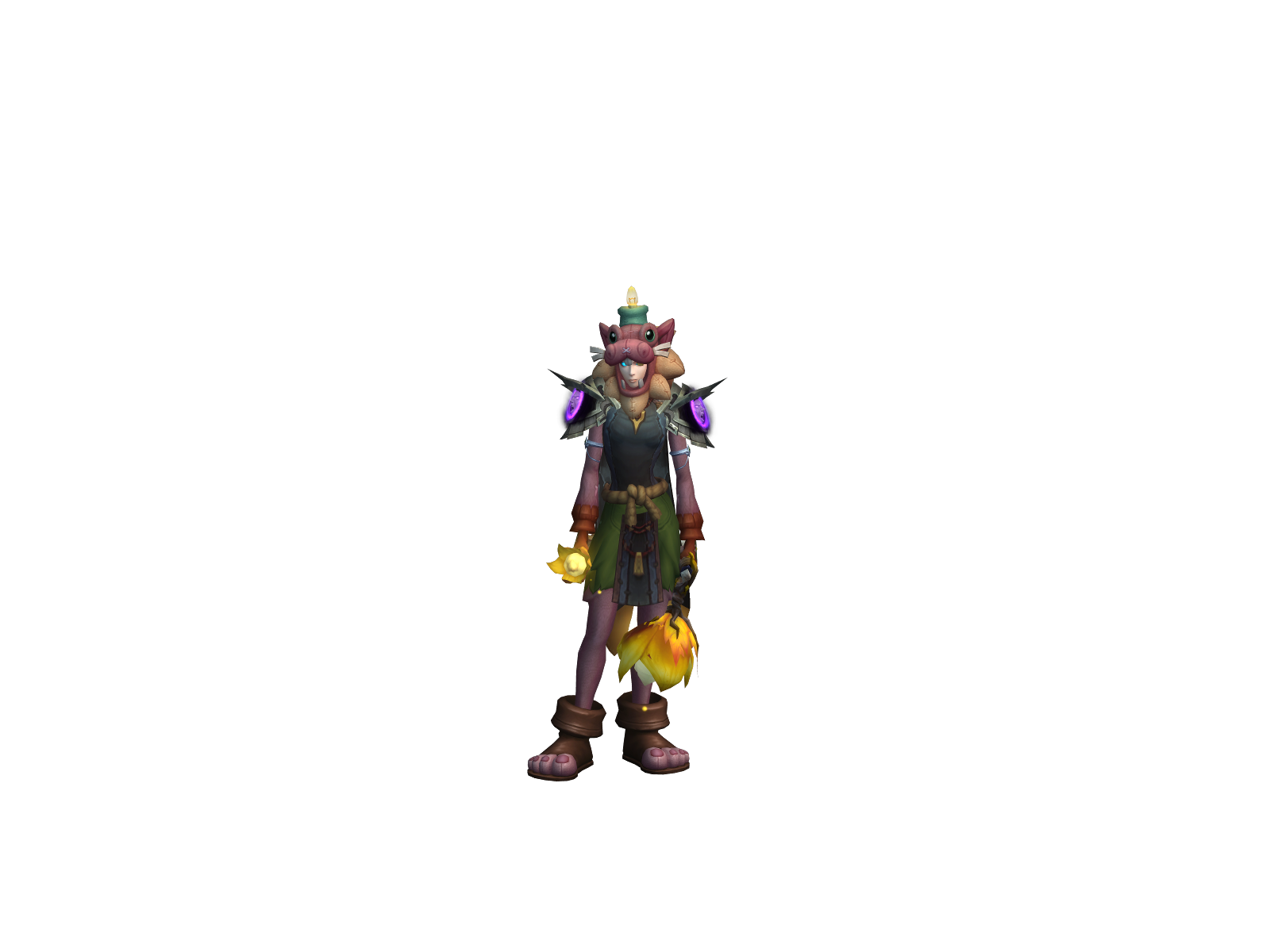 Kittka 3D character render