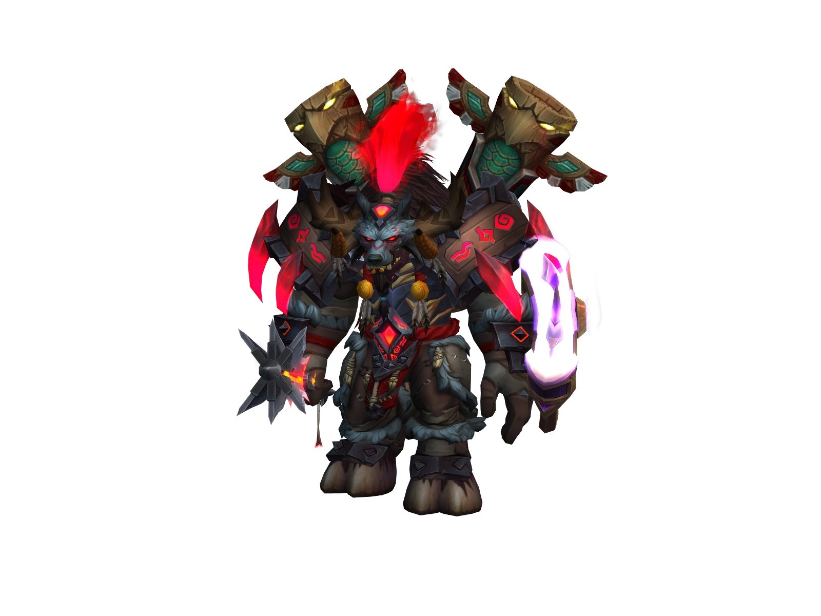 Bigshamou 3D character render