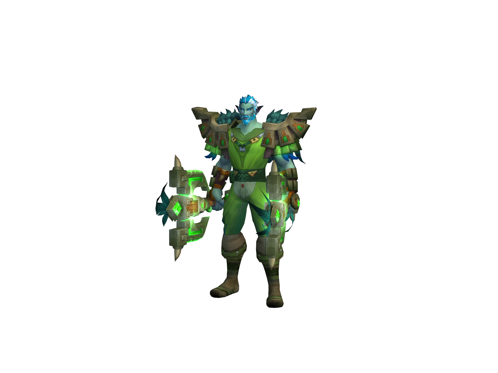 Baustin 3D character render