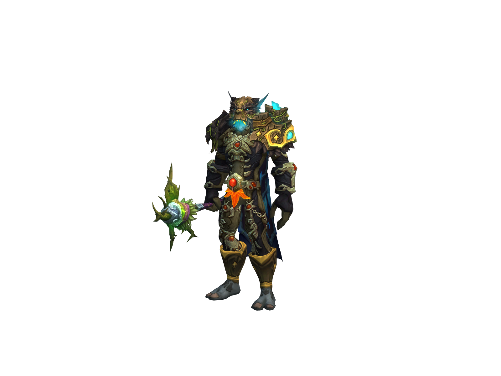 Grower 3D character render