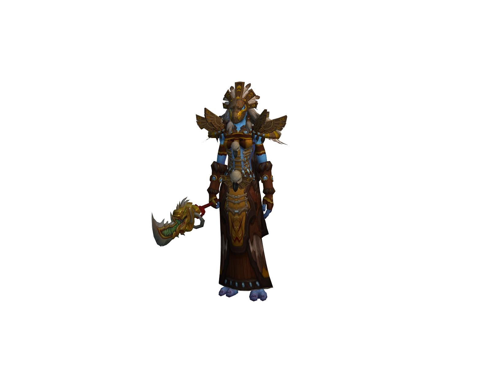 Chickên 3D character render