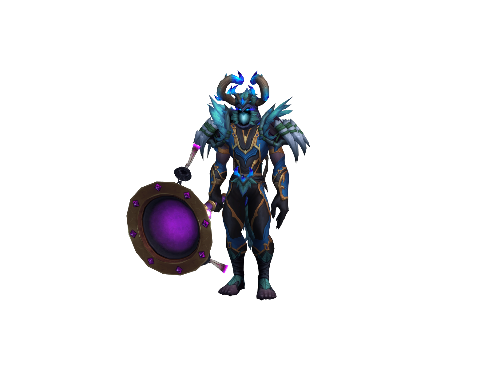 Drûuid 3D character render
