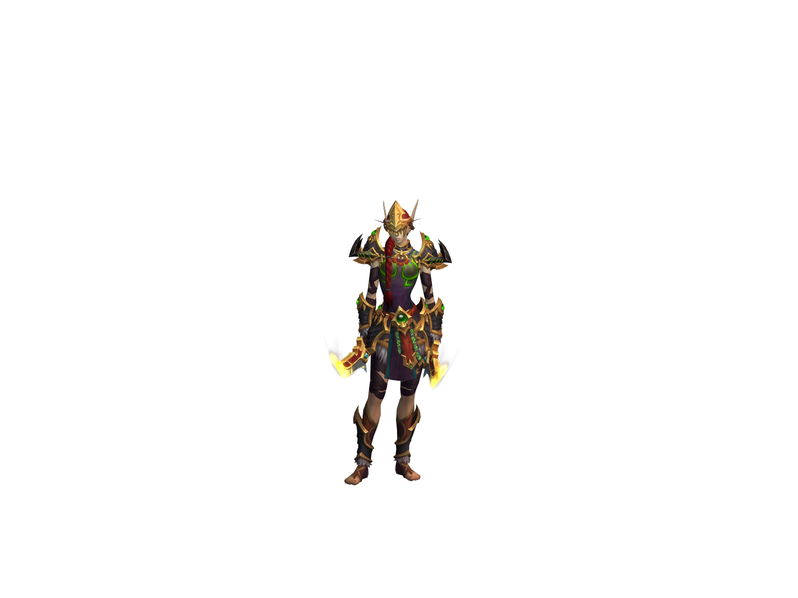 Trytohide 3D character render