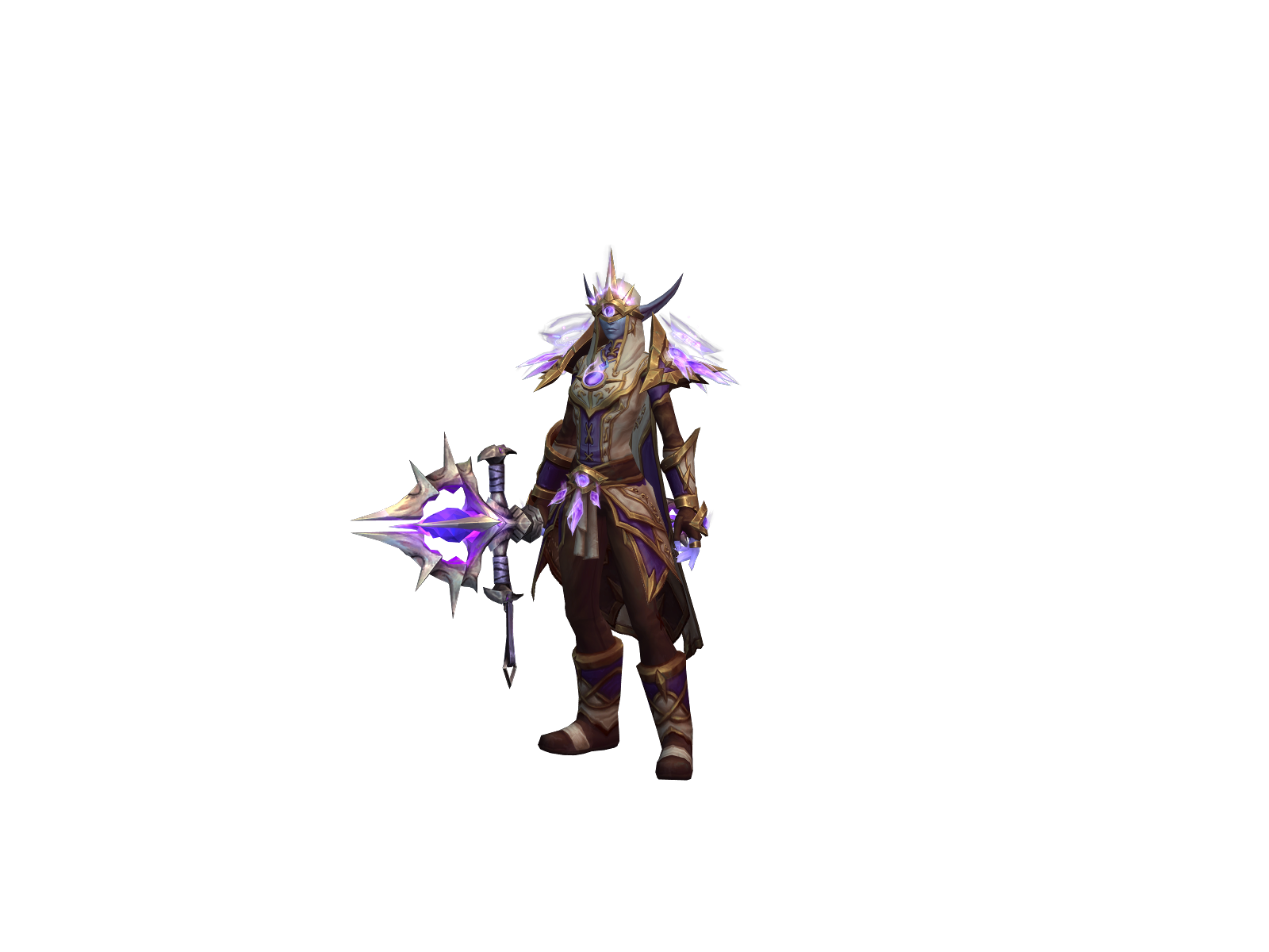 Baryum 3D character render