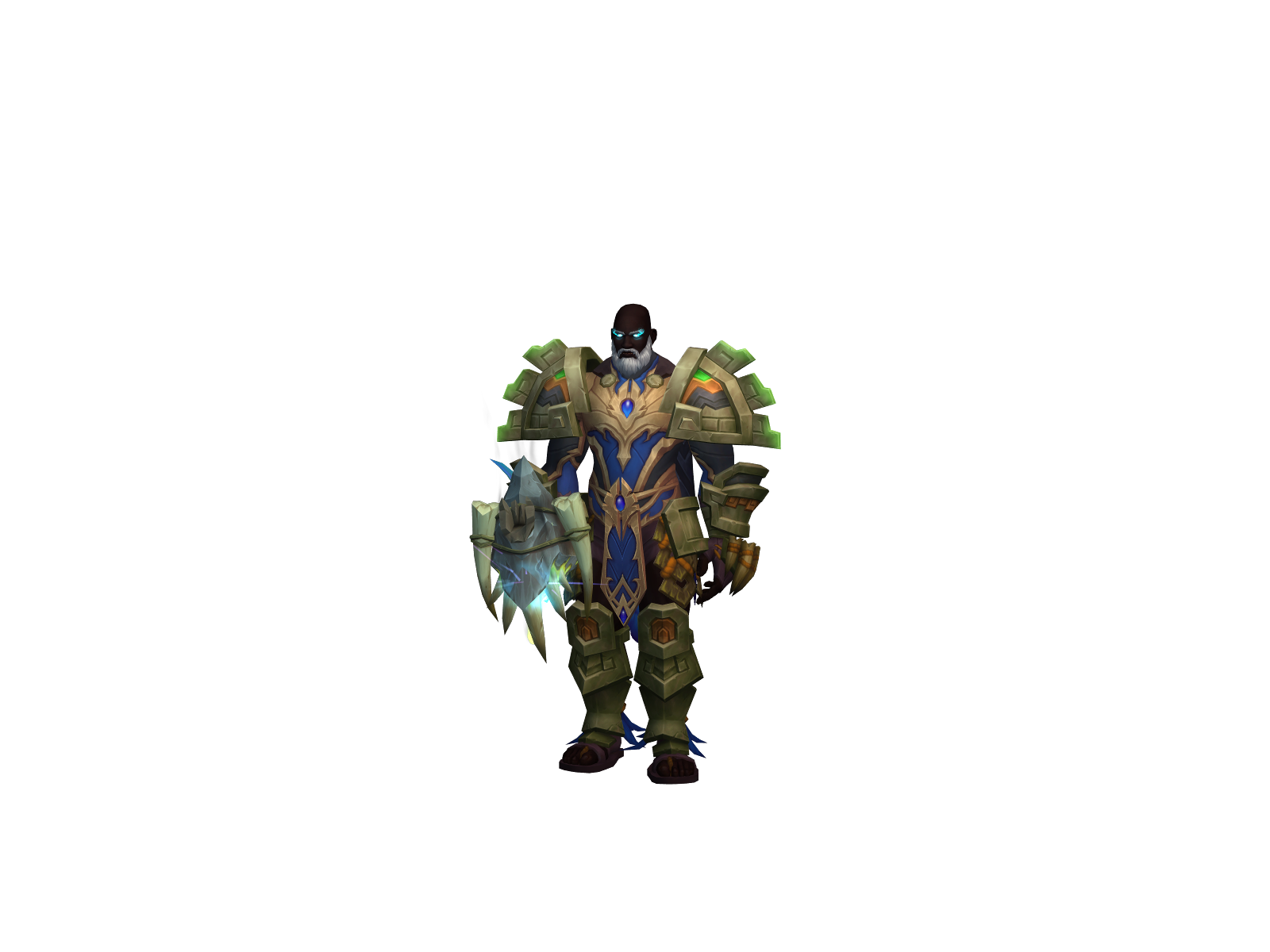Snowblack 3D character render