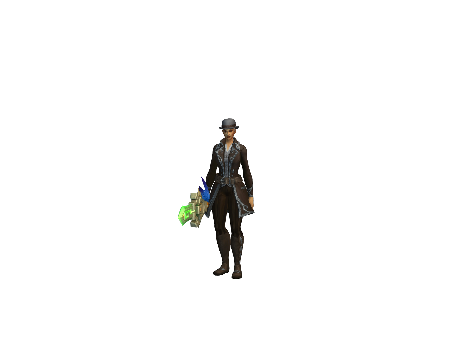 Warri 3D character render