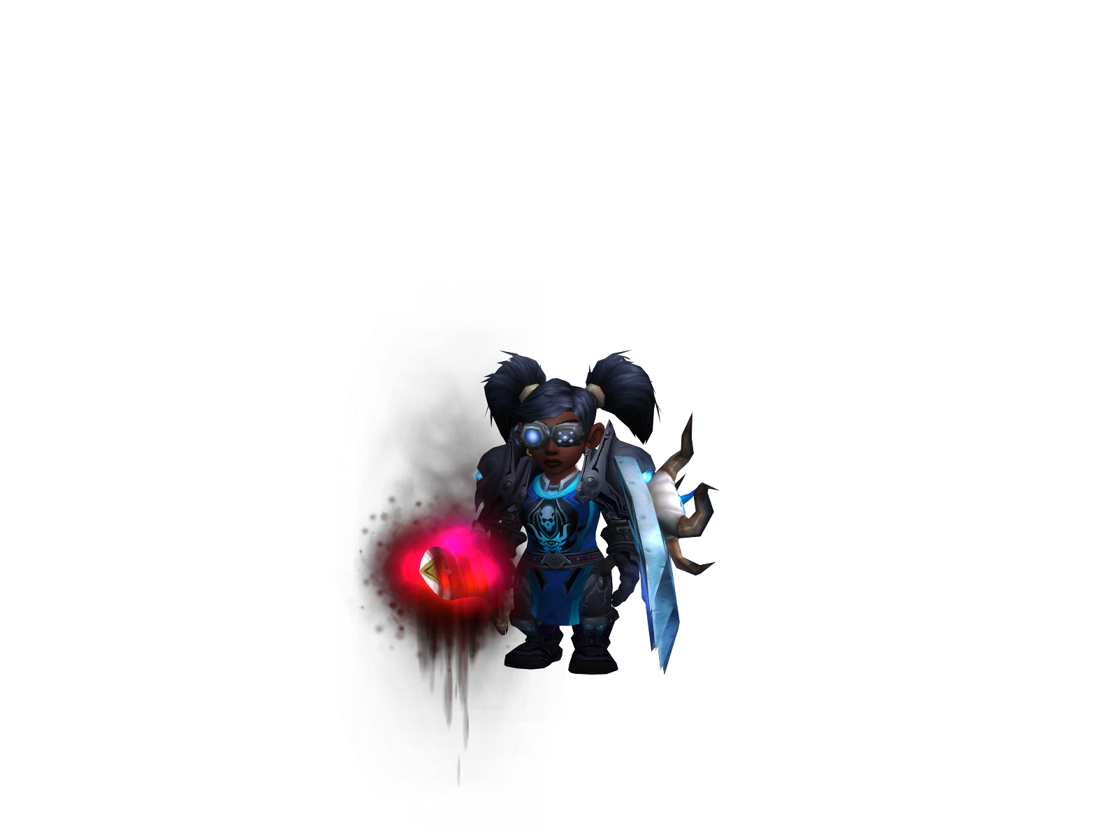Skullbàsh 3D character render