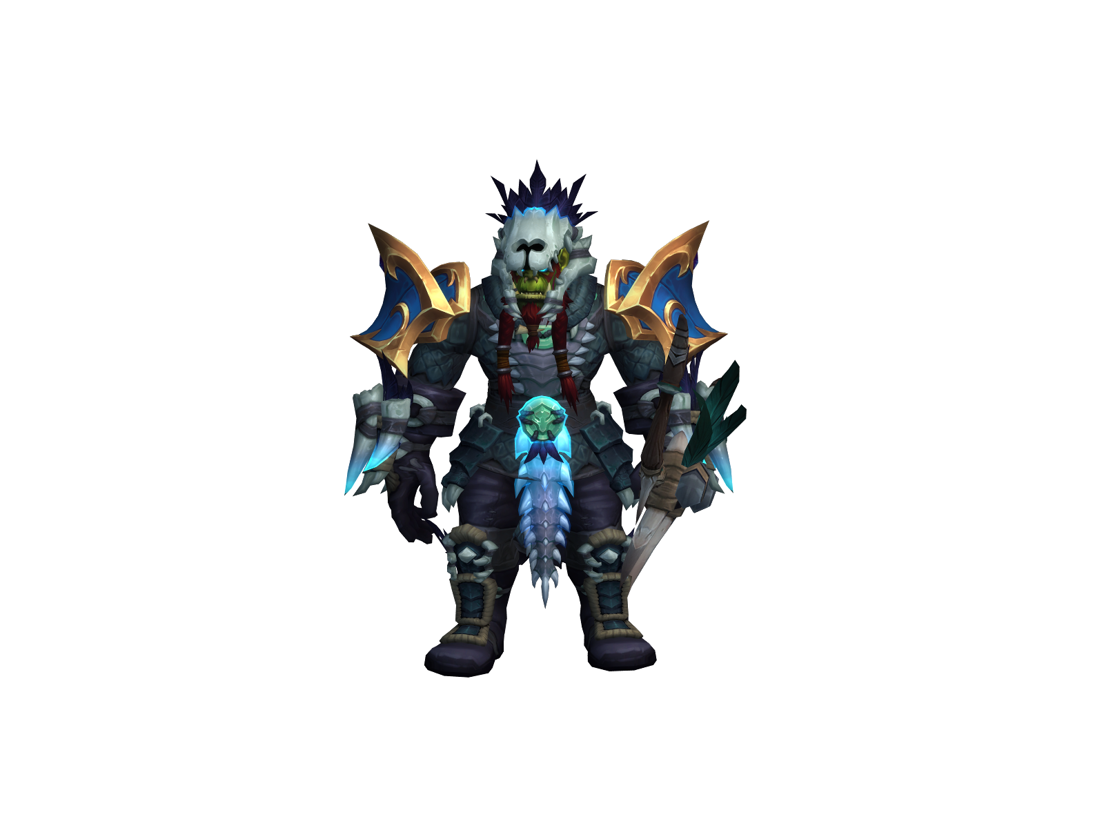 Grimfader 3D character render