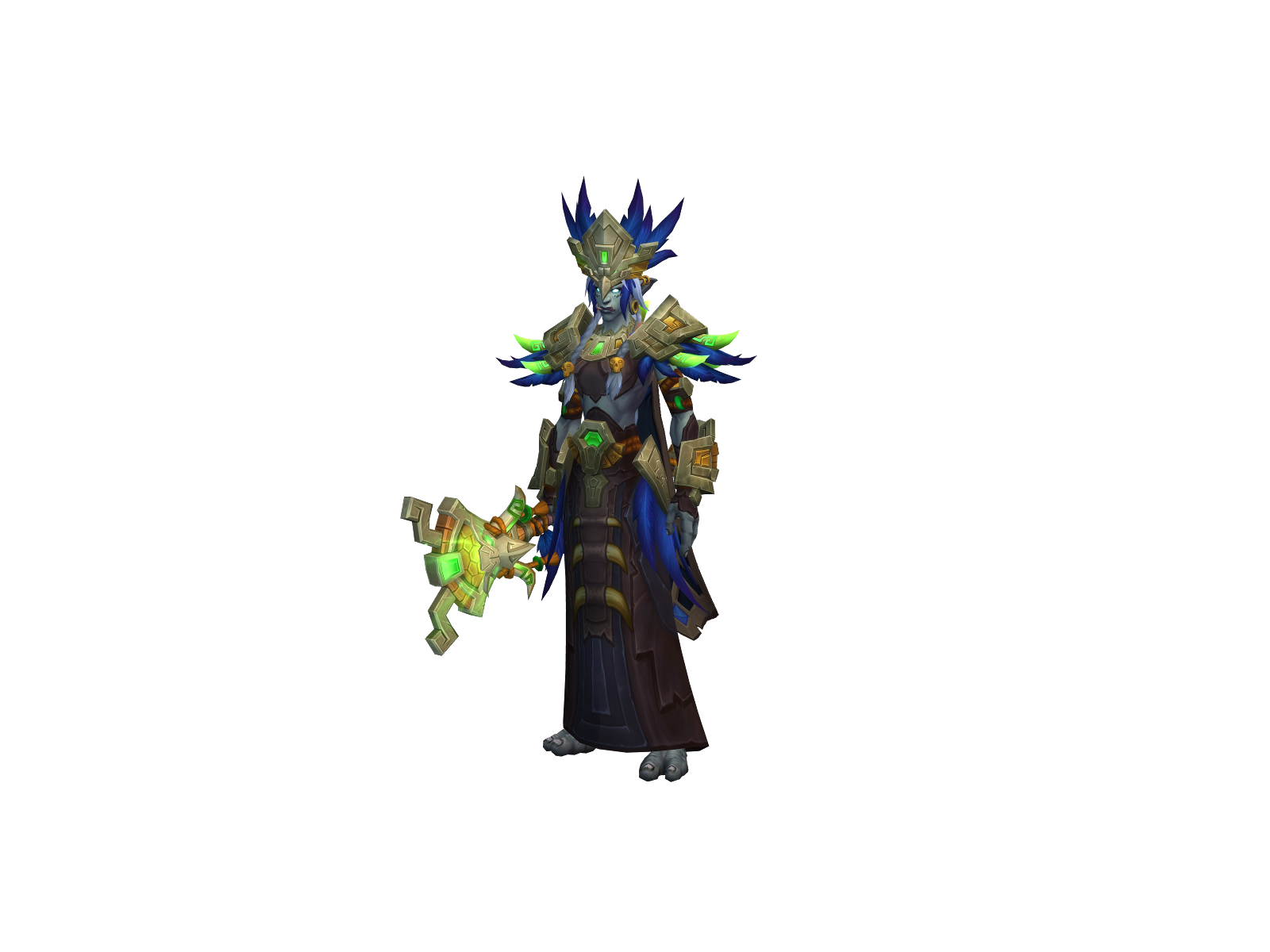 kläavmig 3D character render