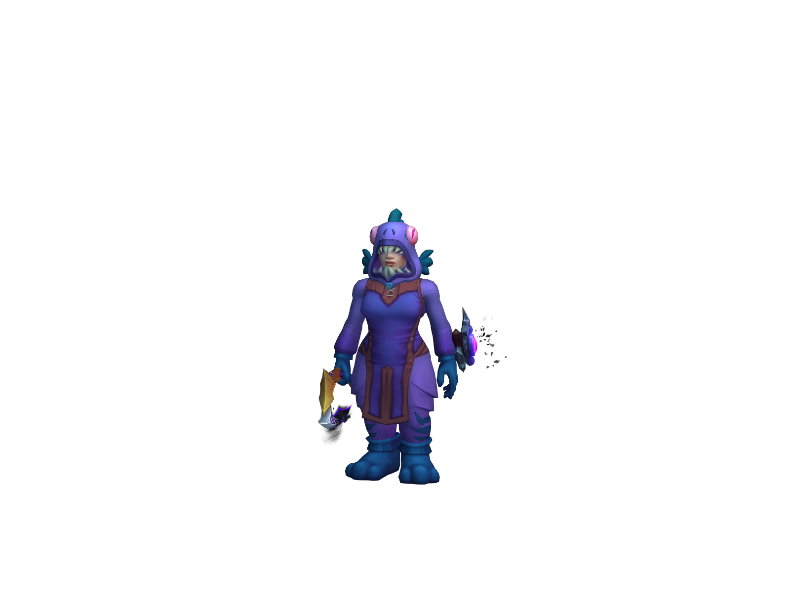 Seelenweber 3D character render
