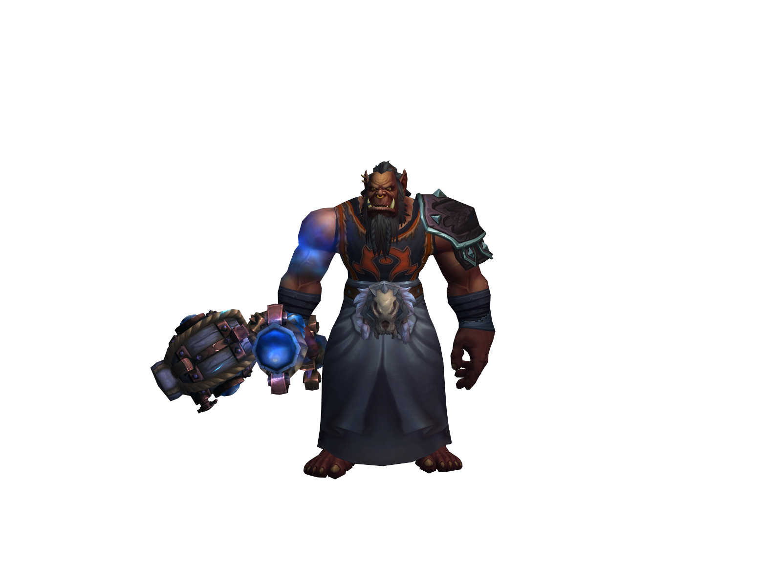 Hrak 3D character render