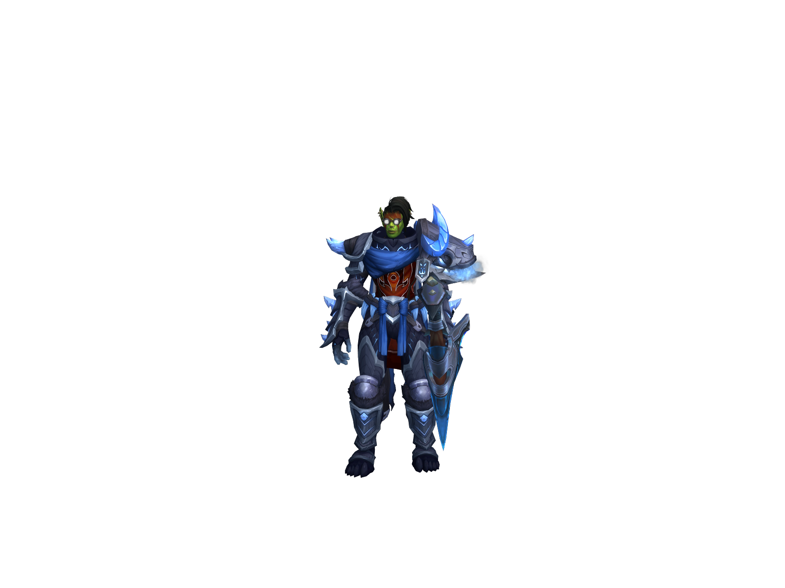 Mokkry 3D character render
