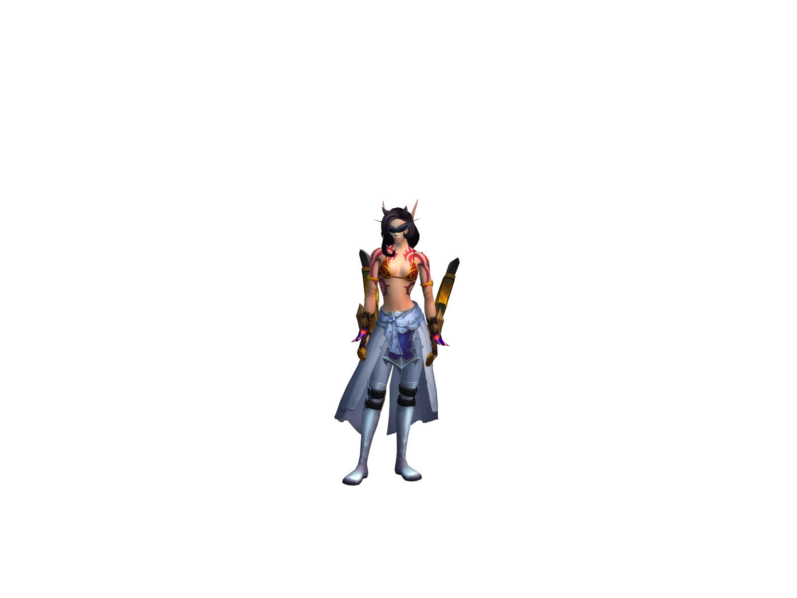Betrayal 3D character render