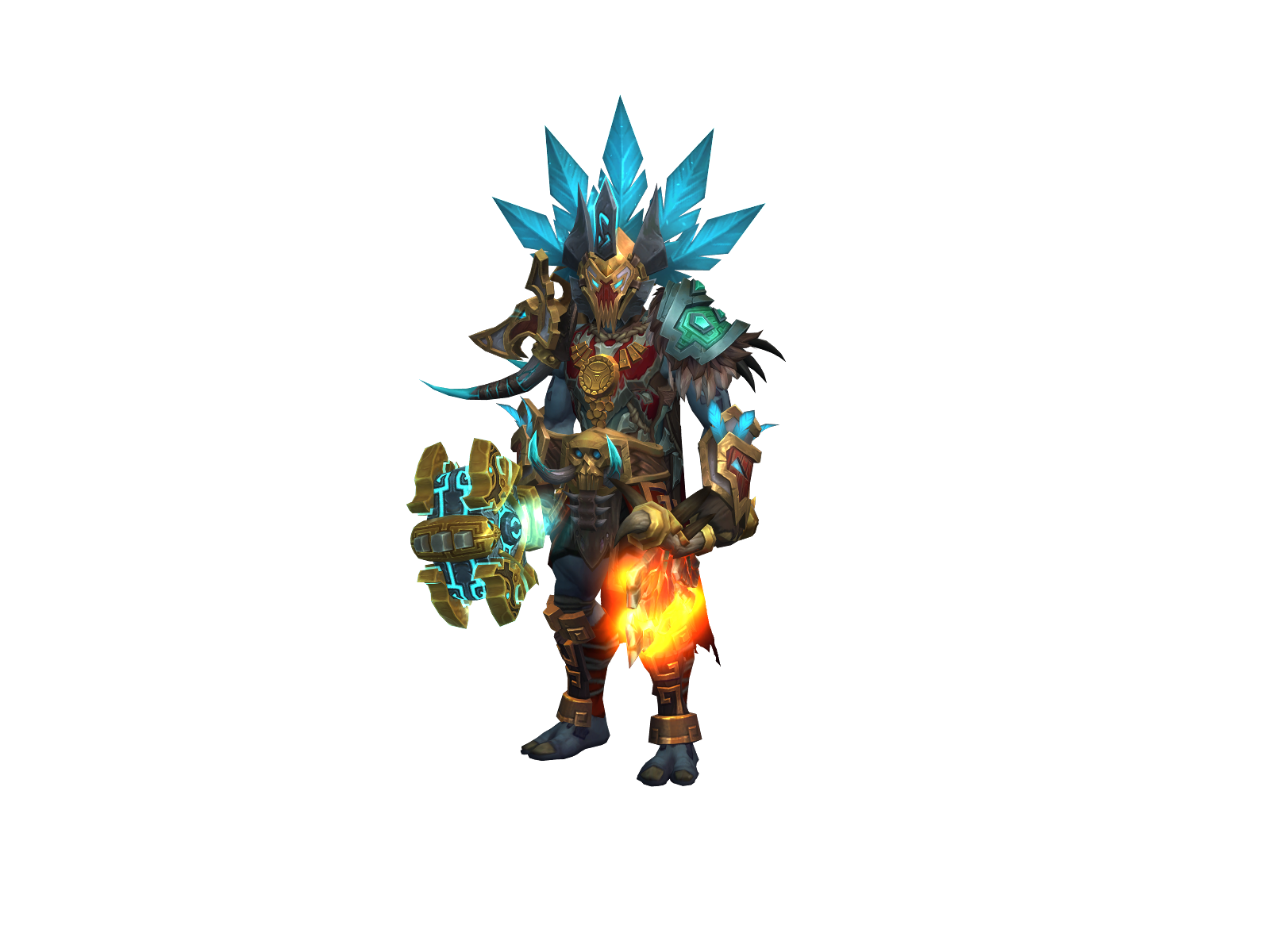 Tazdarox 3D character render