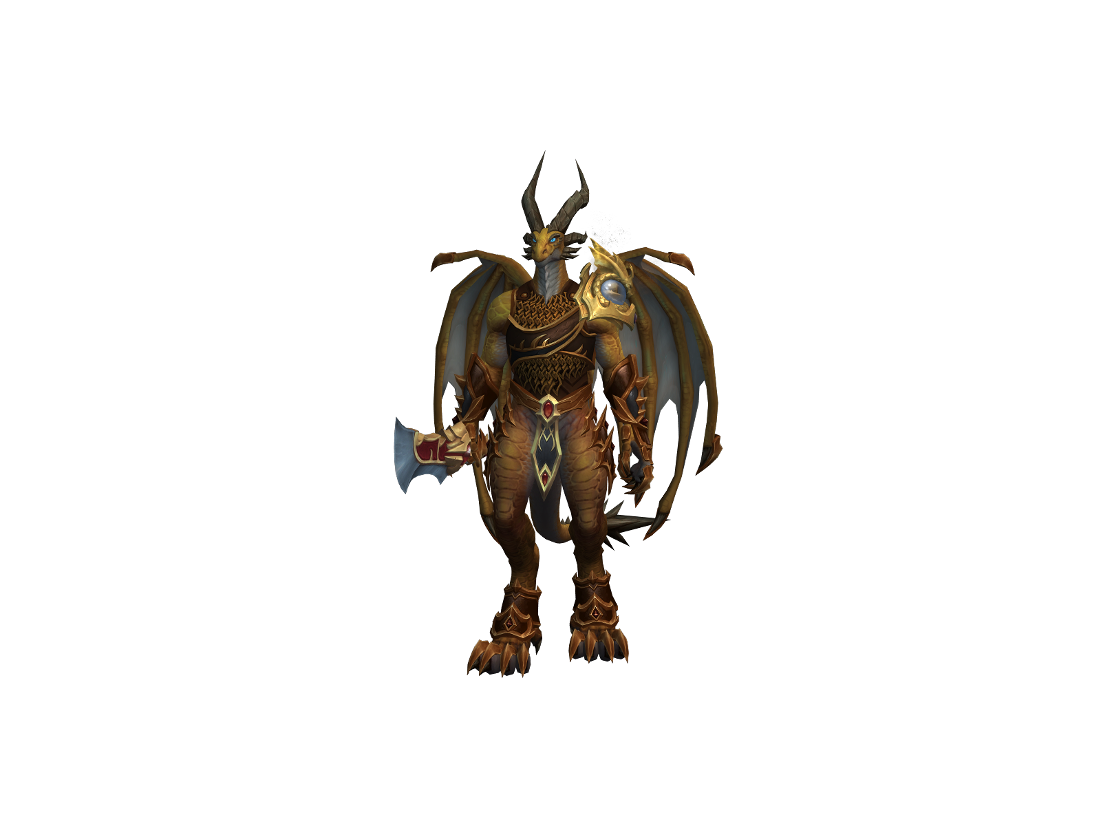 Merinhart 3D character render
