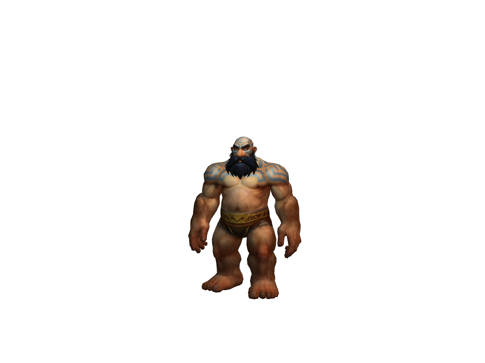 Brackié 3D character render