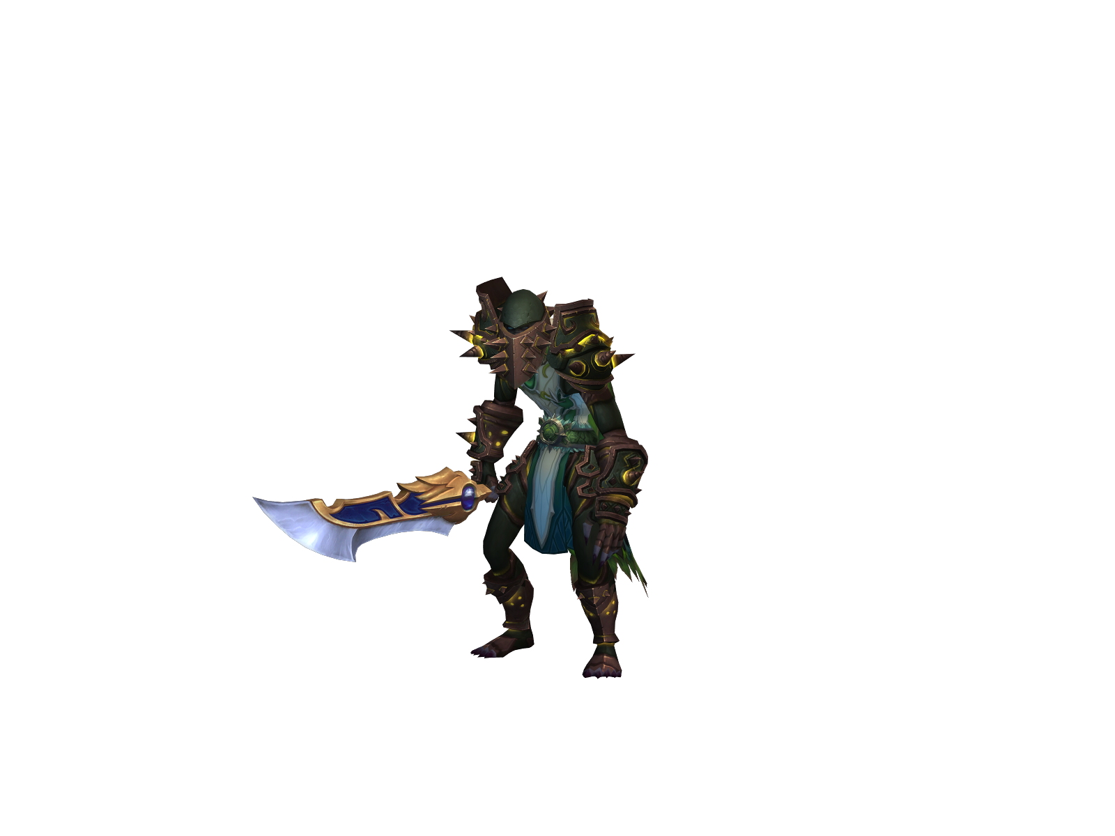 poskey 3D character render