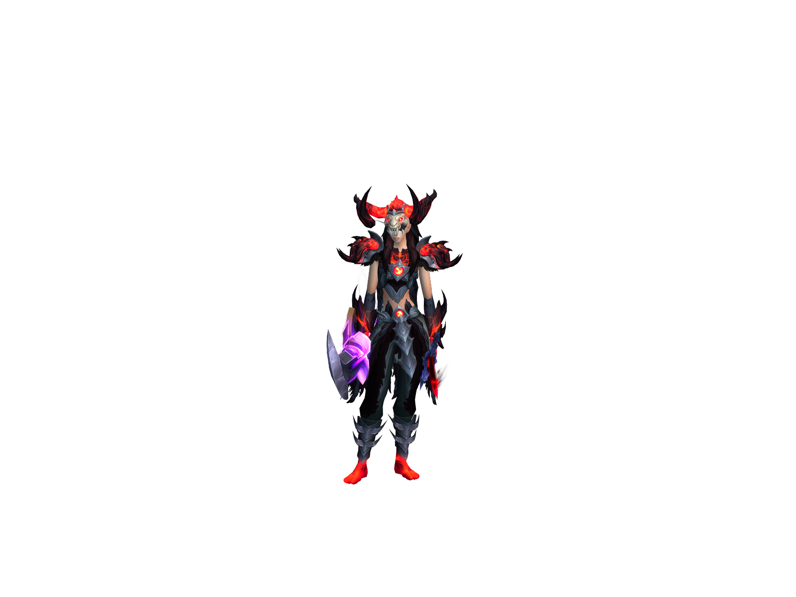 Vhalistra 3D character render