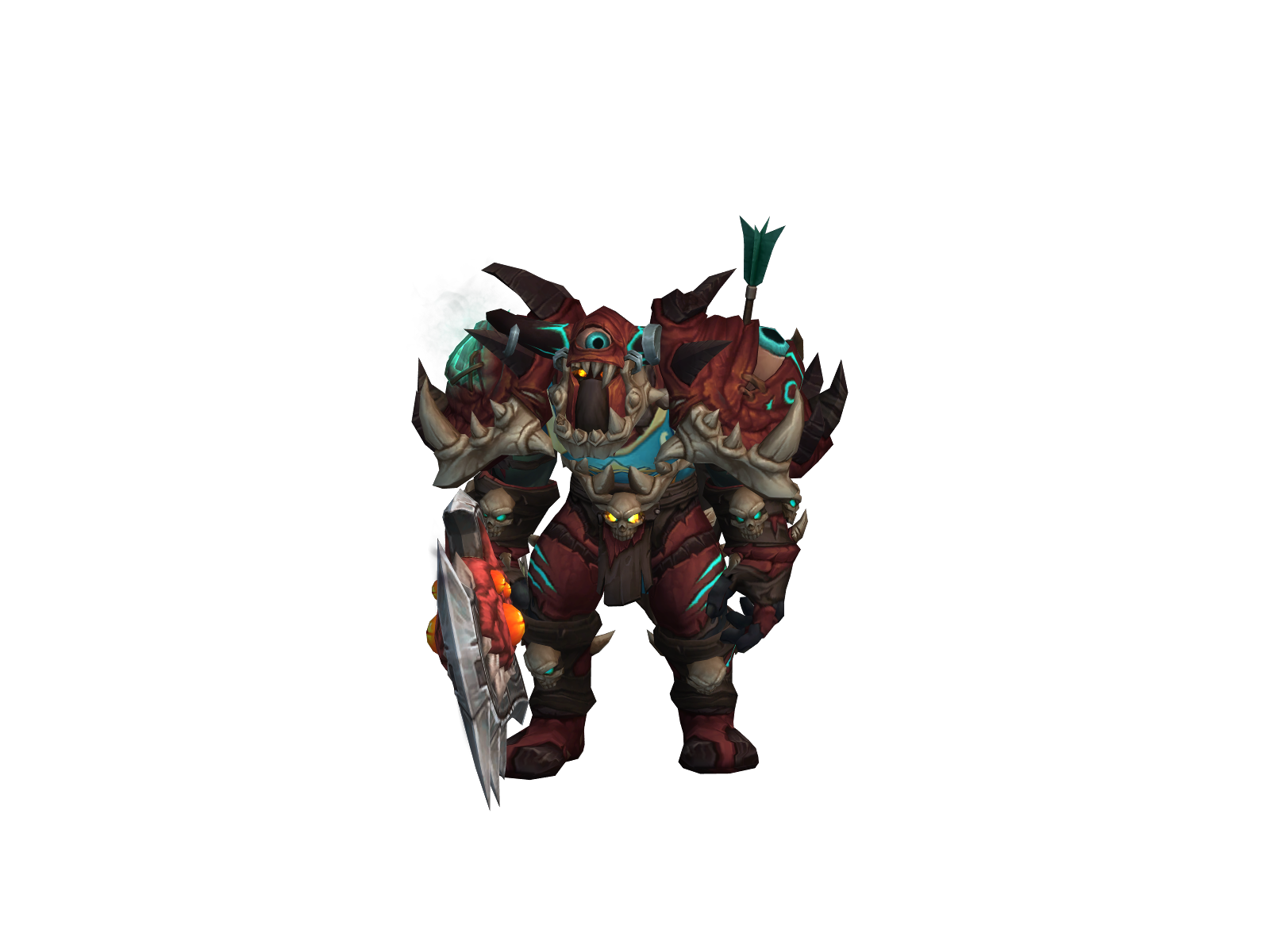 Moonscorched 3D character render