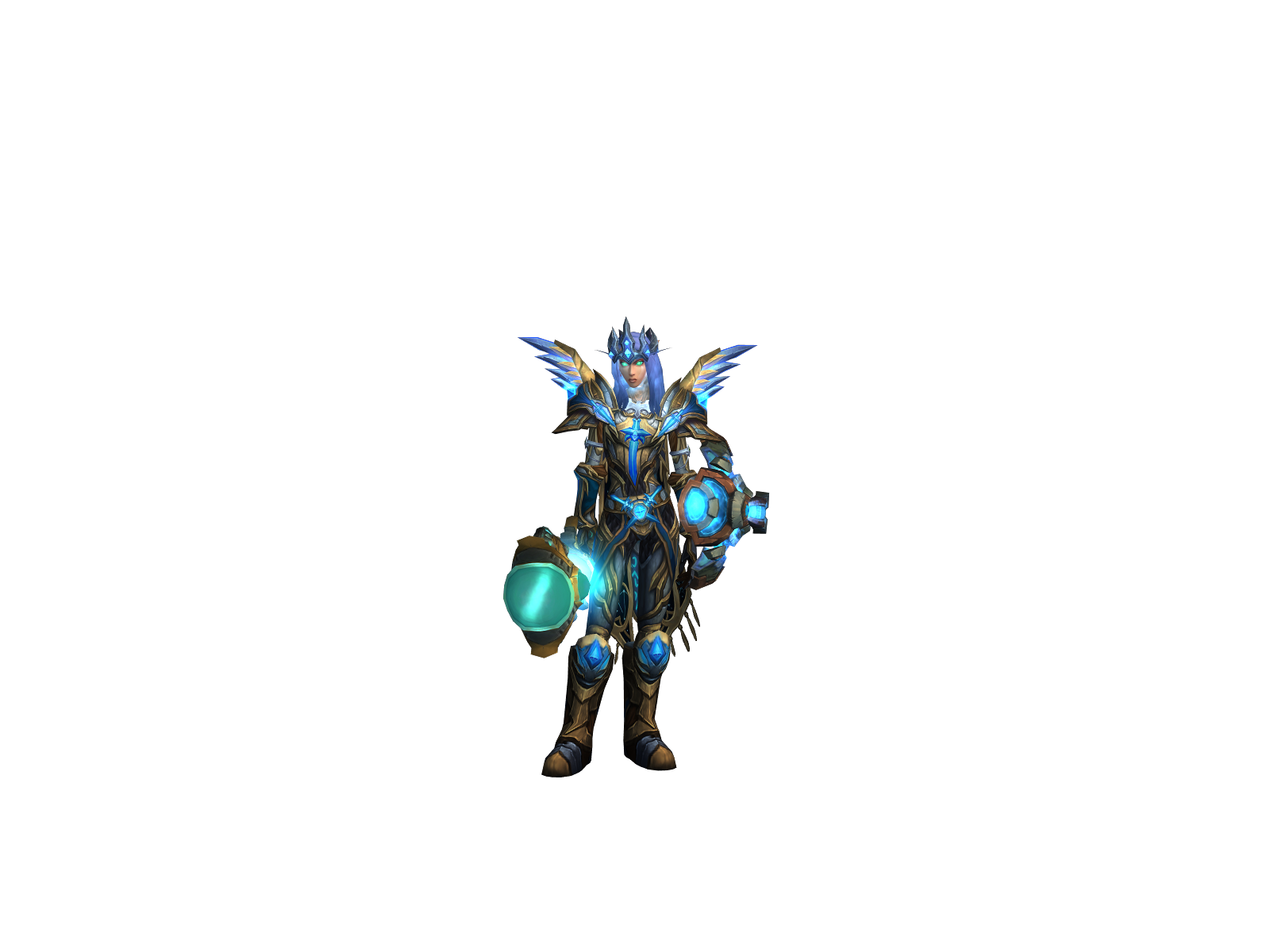 Pállý 3D character render