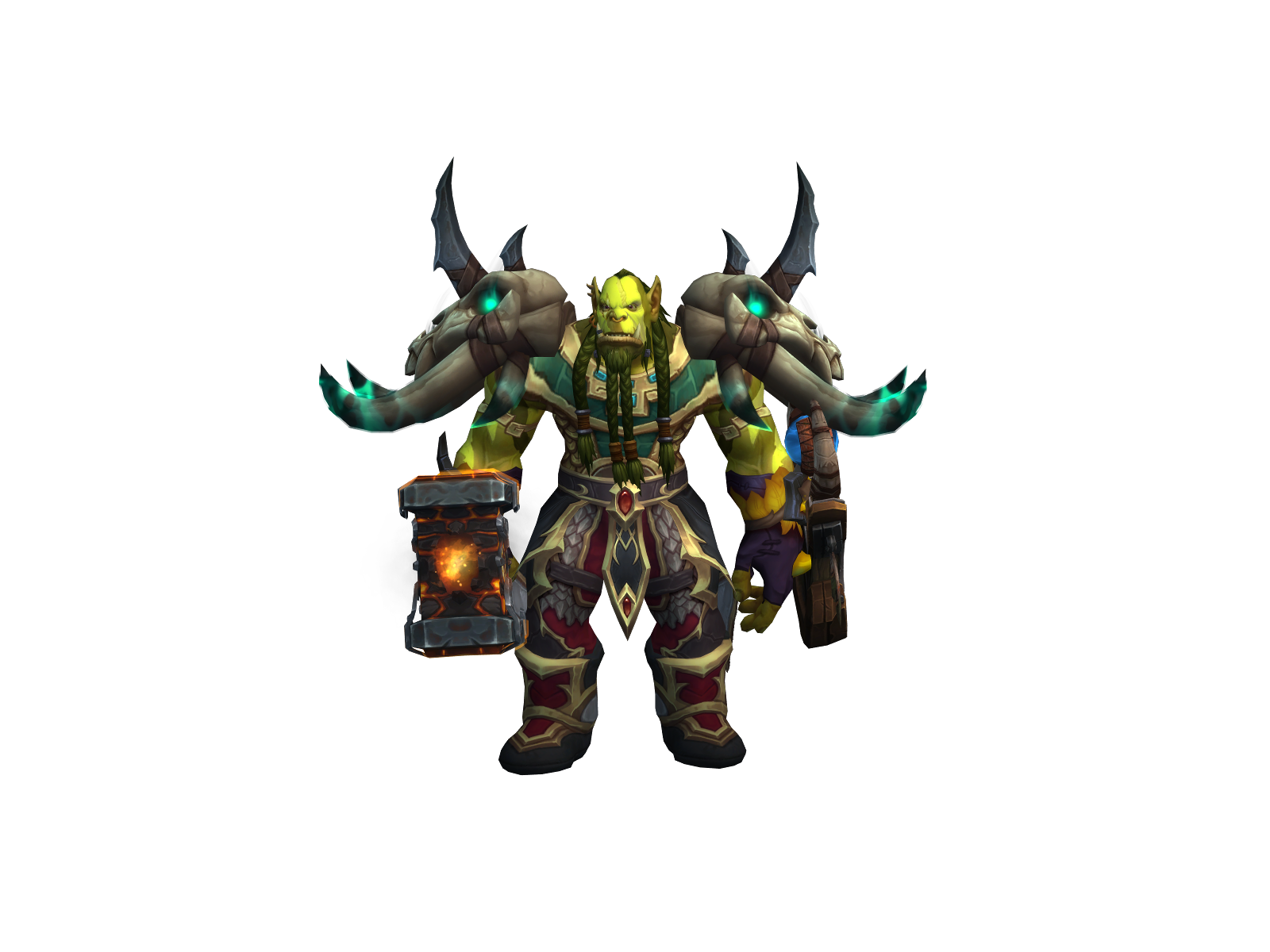 Tothels 3D character render