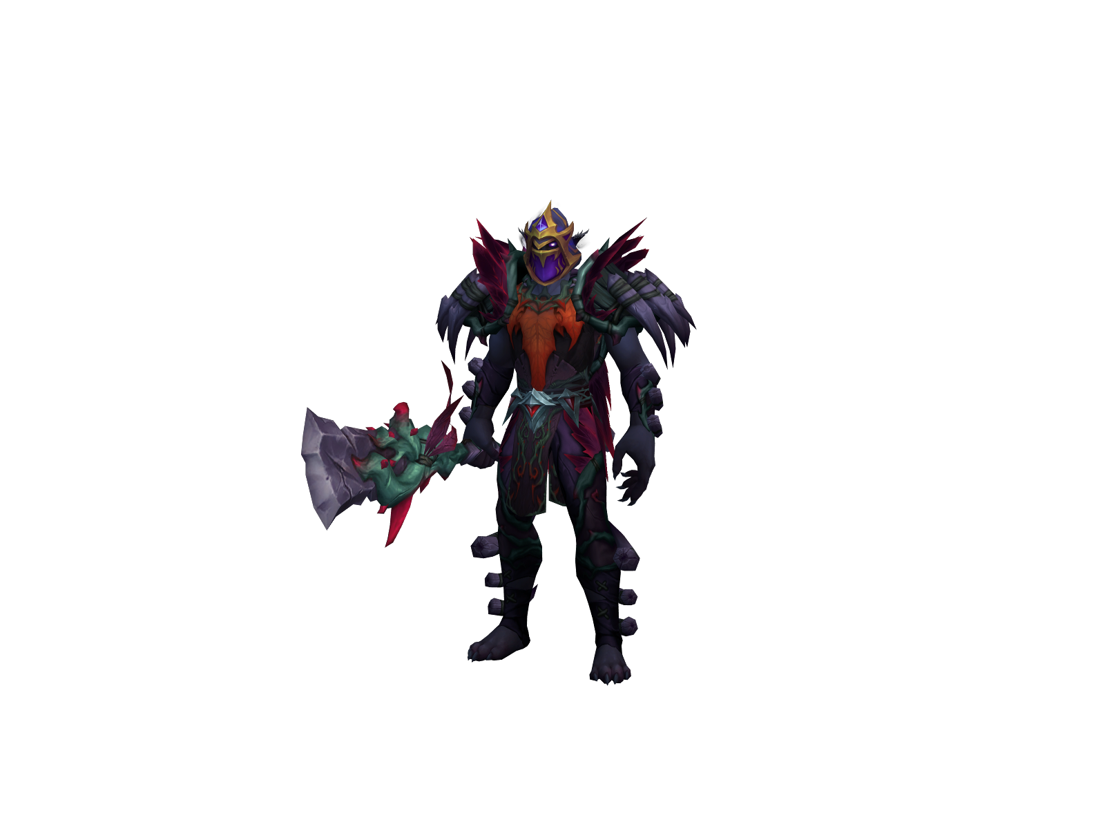 Droodmong 3D character render