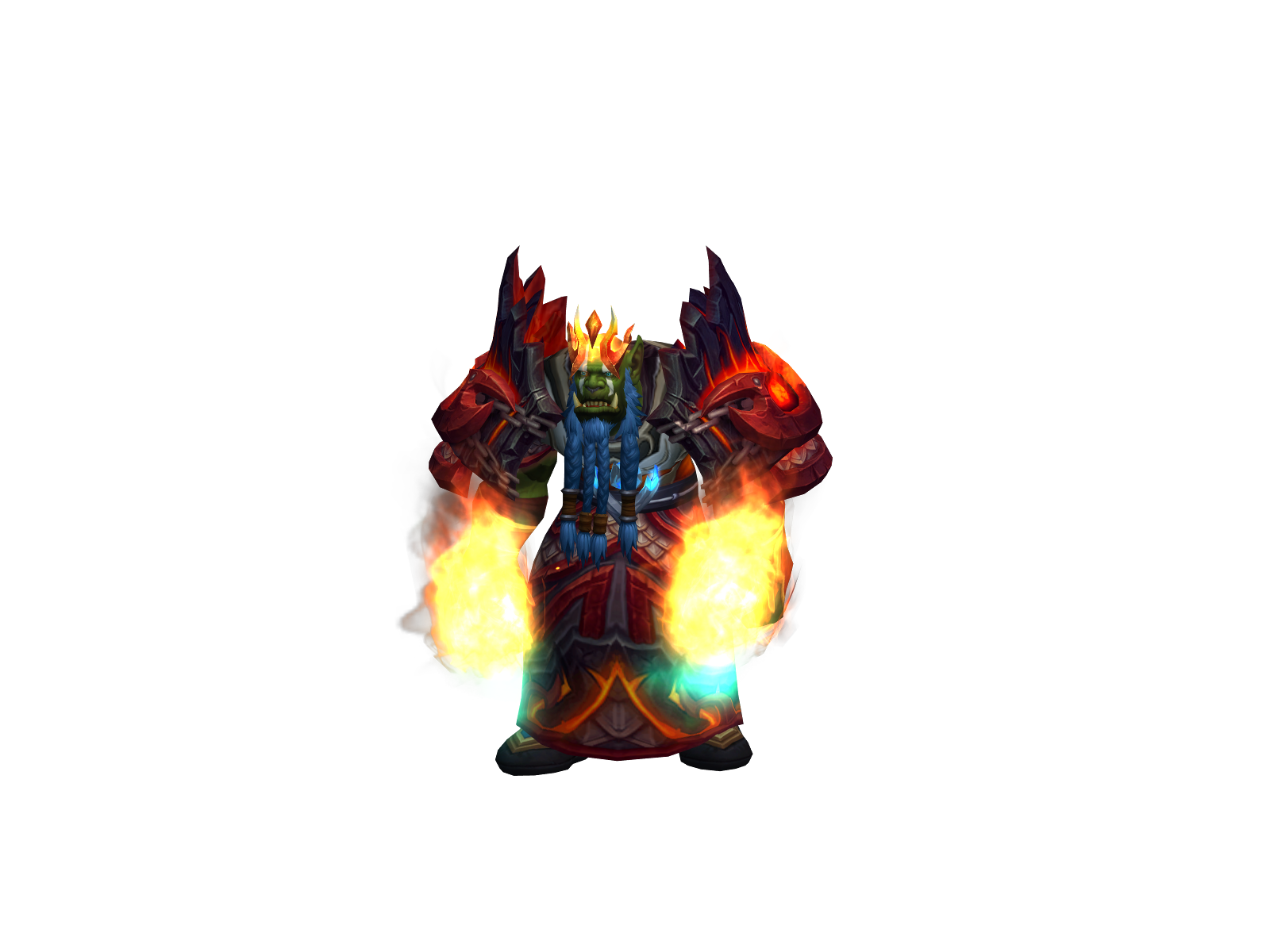 Burstbringer 3D character render