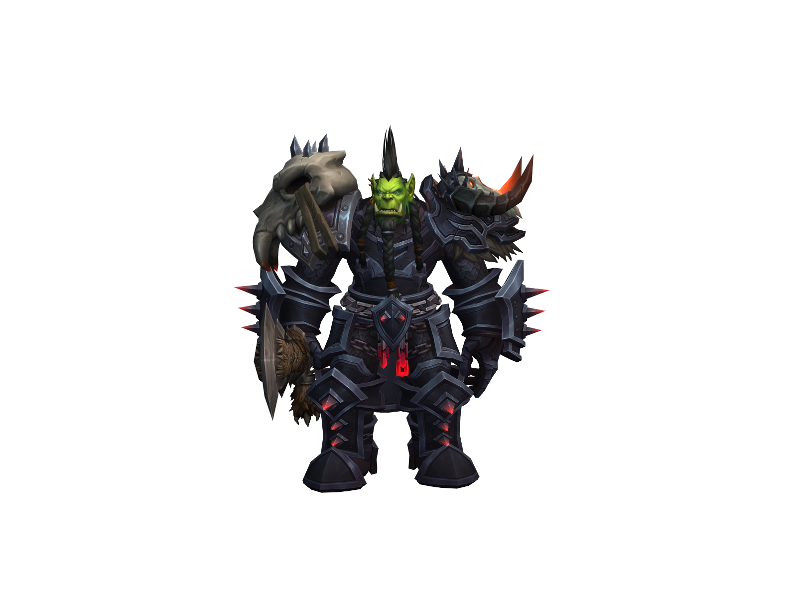 Samuraí 3D character render