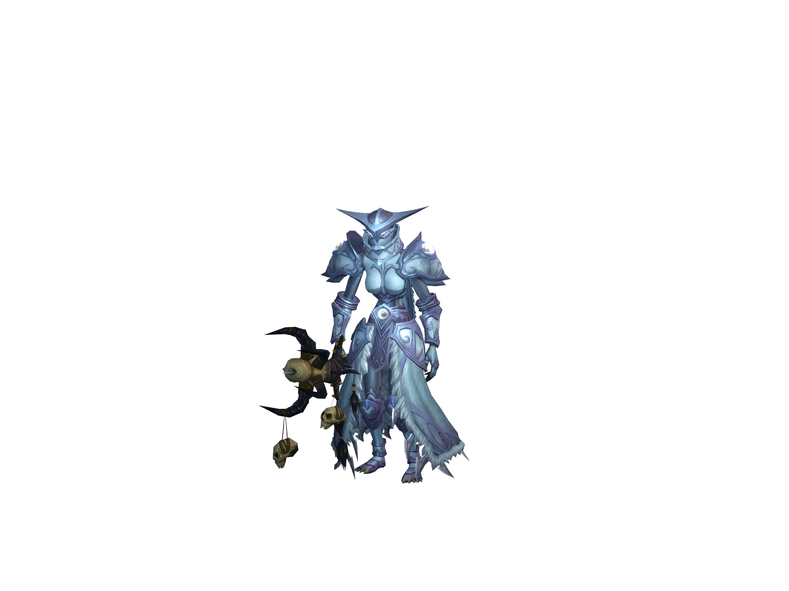 Kvina 3D character render