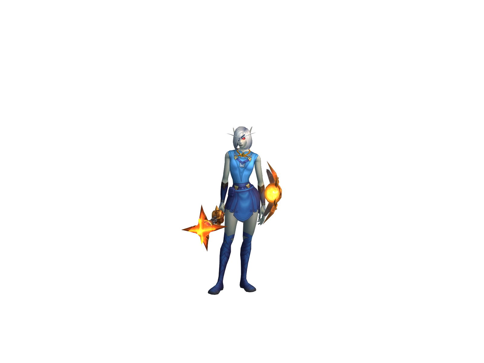 Lanely 3D character render
