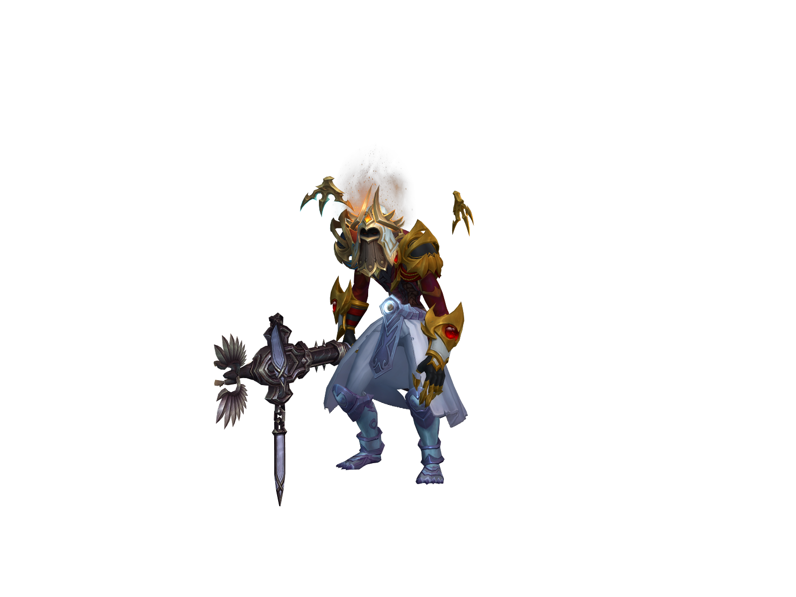 Infrachurros 3D character render